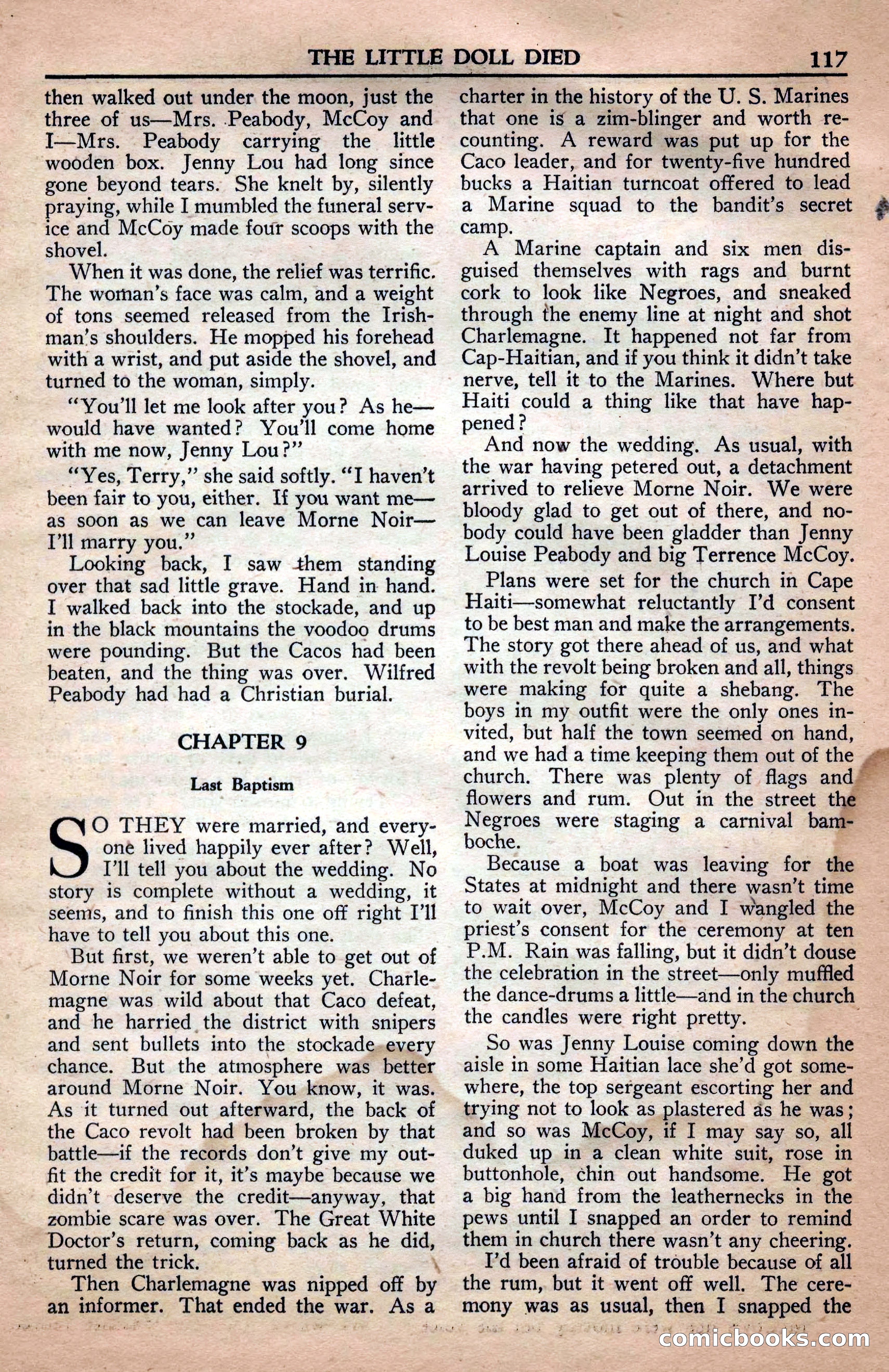 A. Merritt's Fantasy Magazine, April 1950 — page 117 of 132