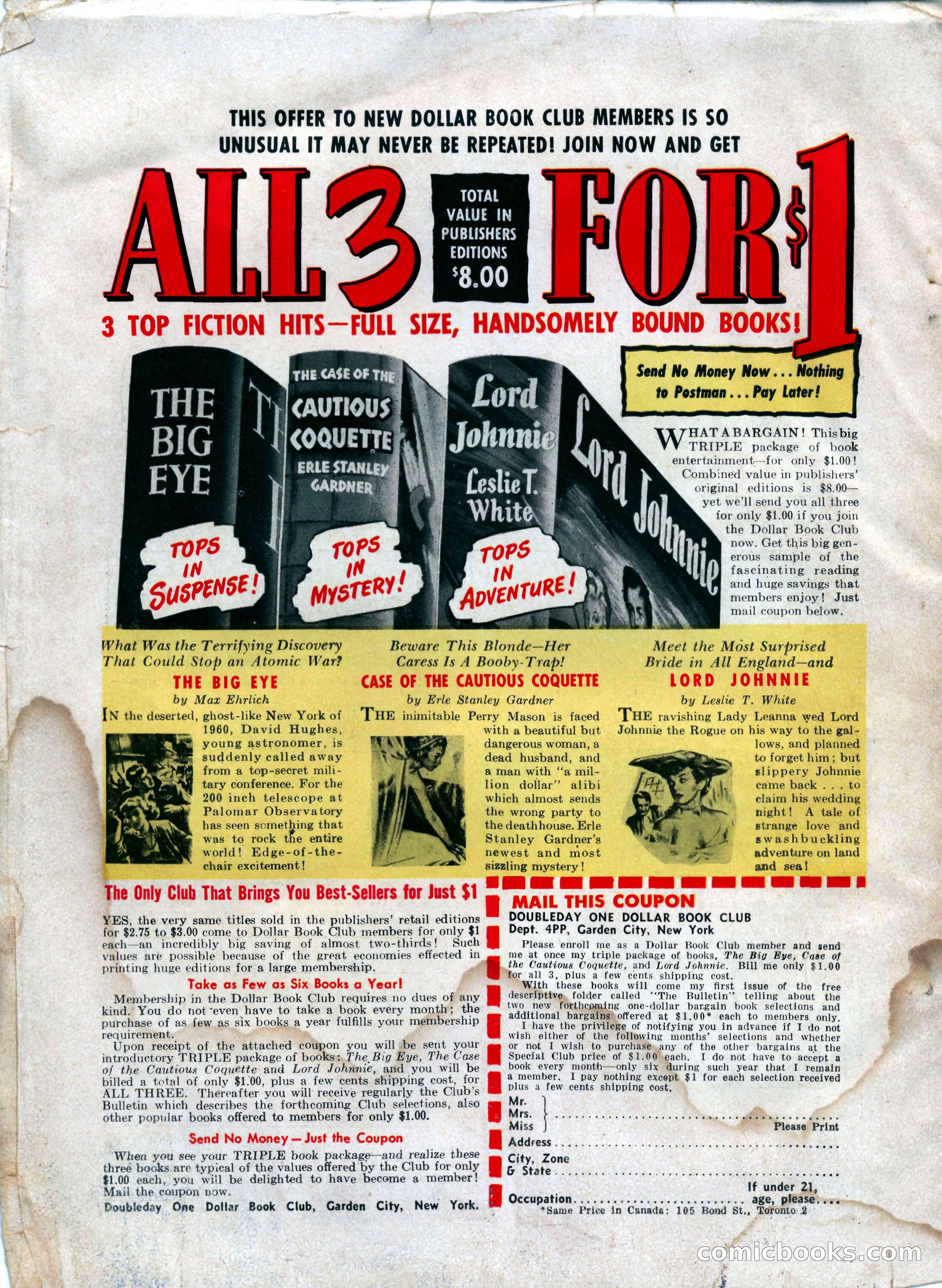A. Merritt's Fantasy Magazine, April 1950 — page 132 of 132