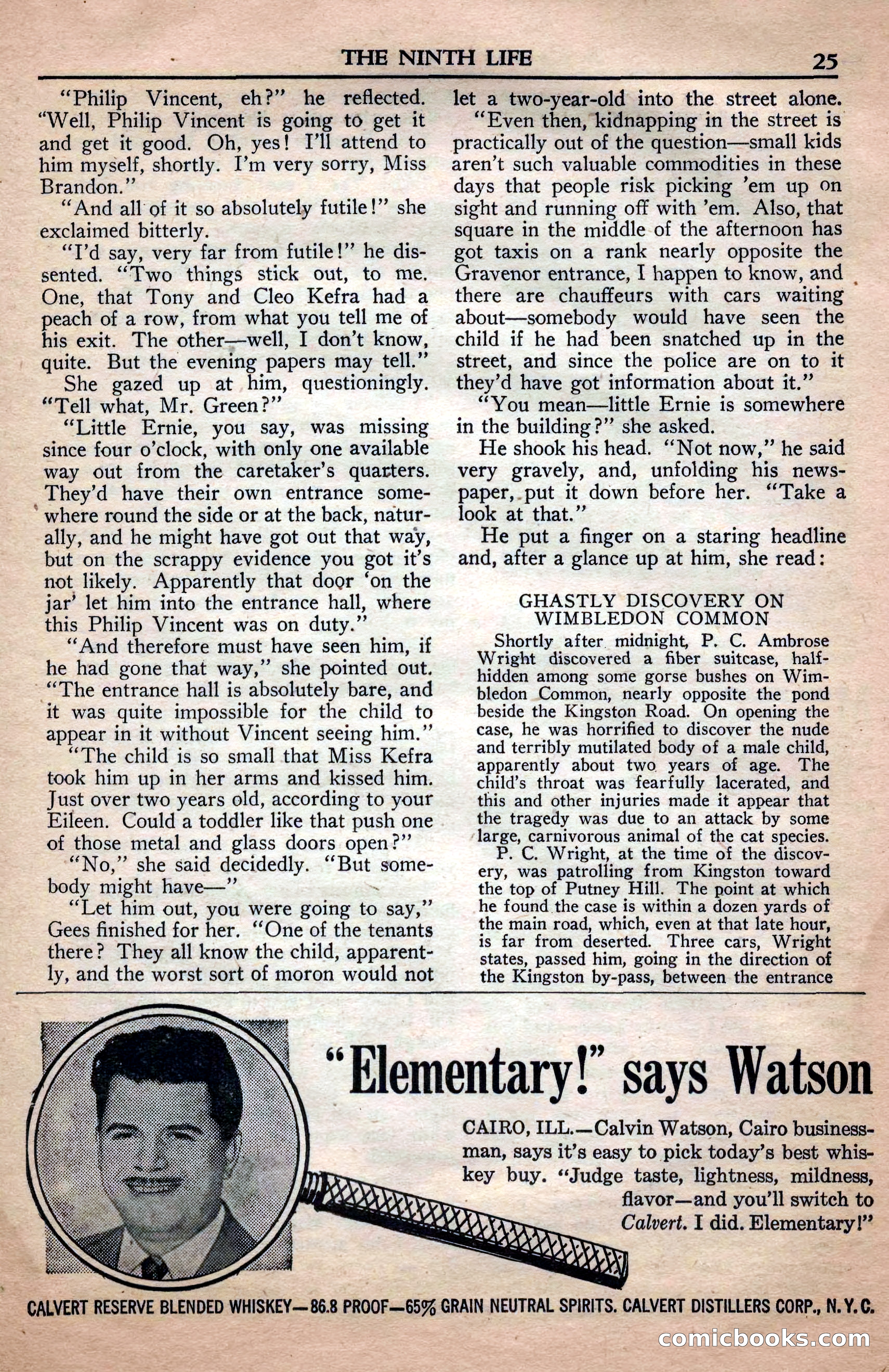 A. Merritt's Fantasy Magazine, April 1950 — page 25 of 132