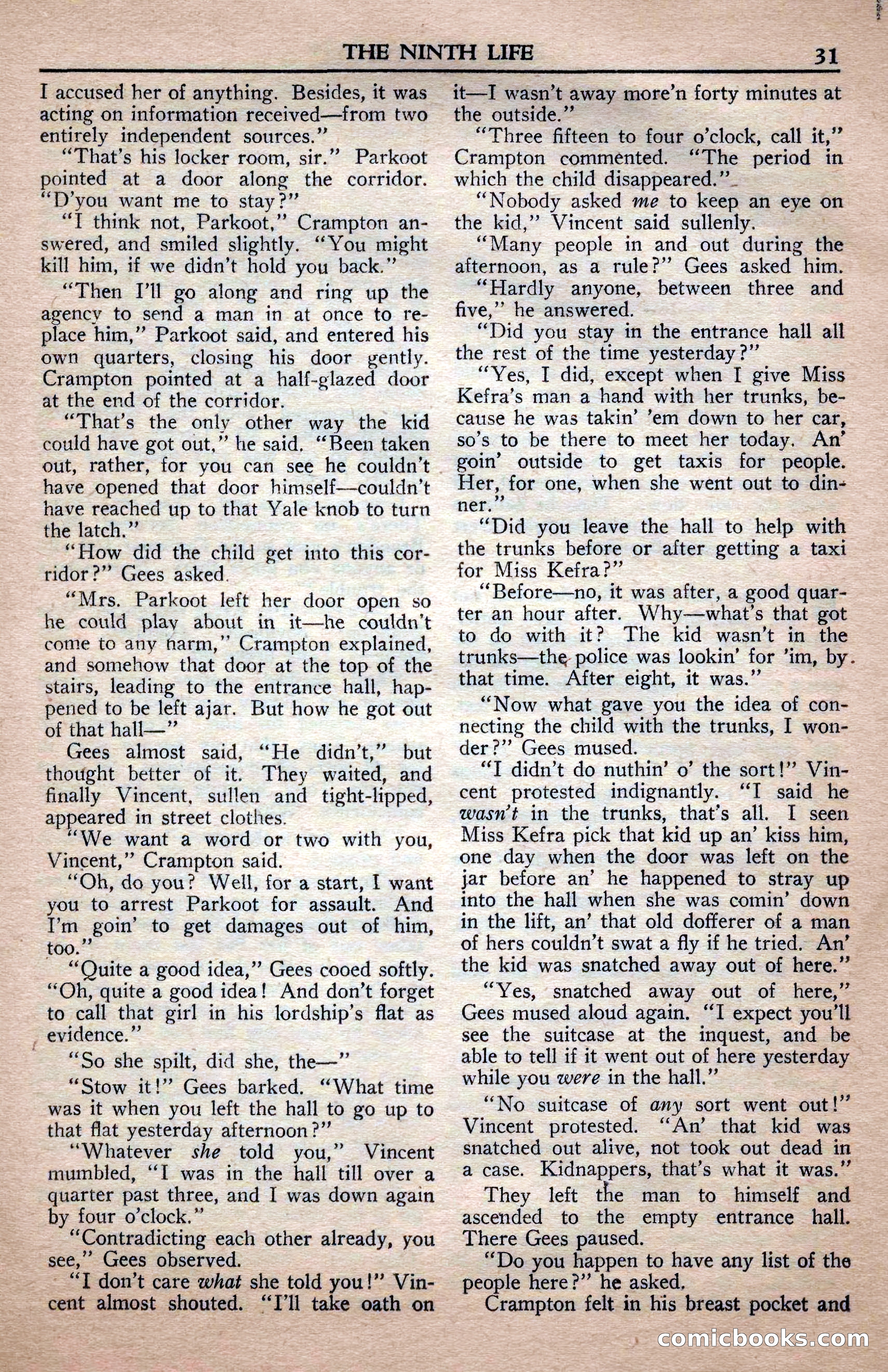 A. Merritt's Fantasy Magazine, April 1950 — page 31 of 132