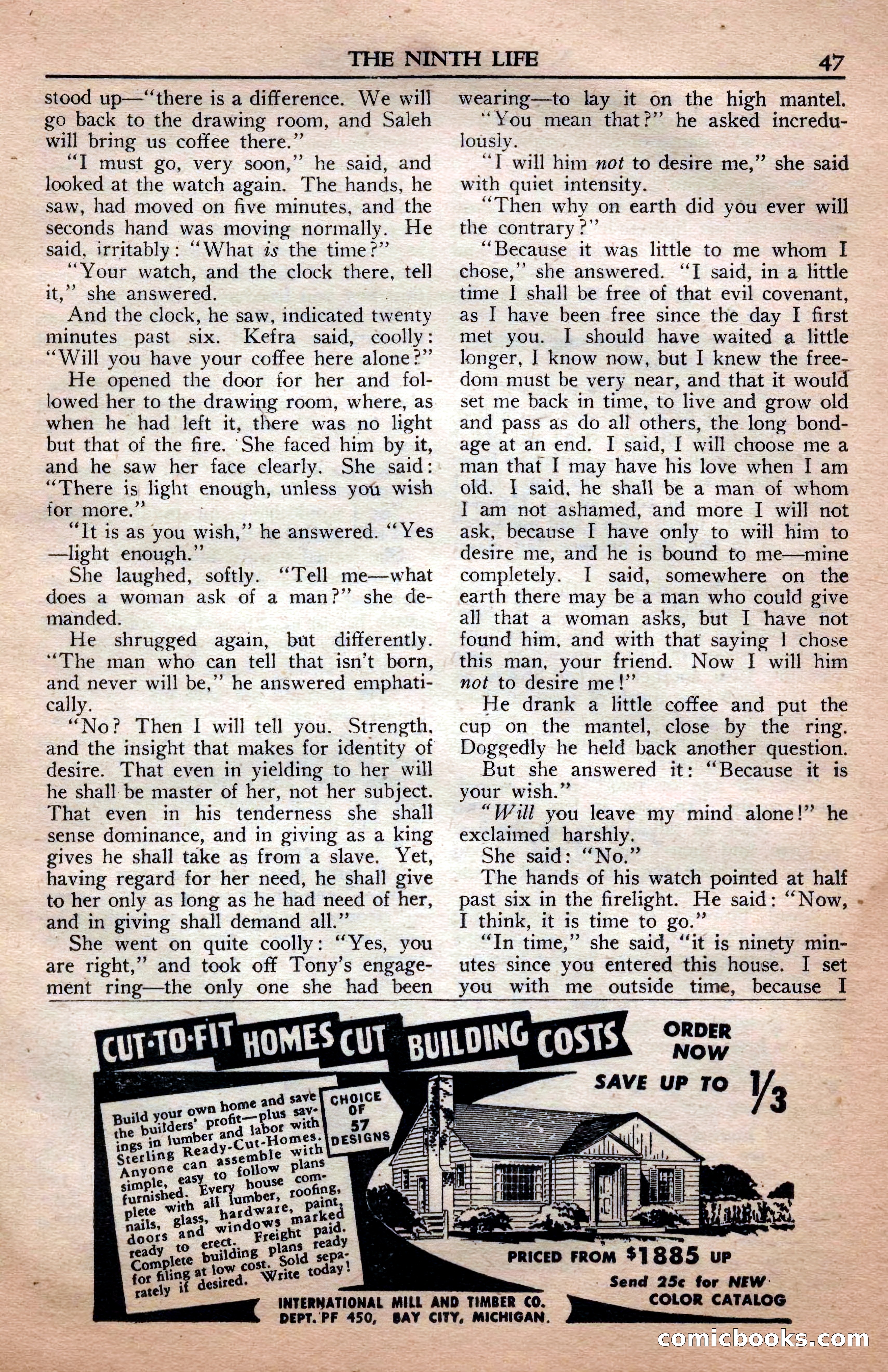A. Merritt's Fantasy Magazine, April 1950 — page 47 of 132