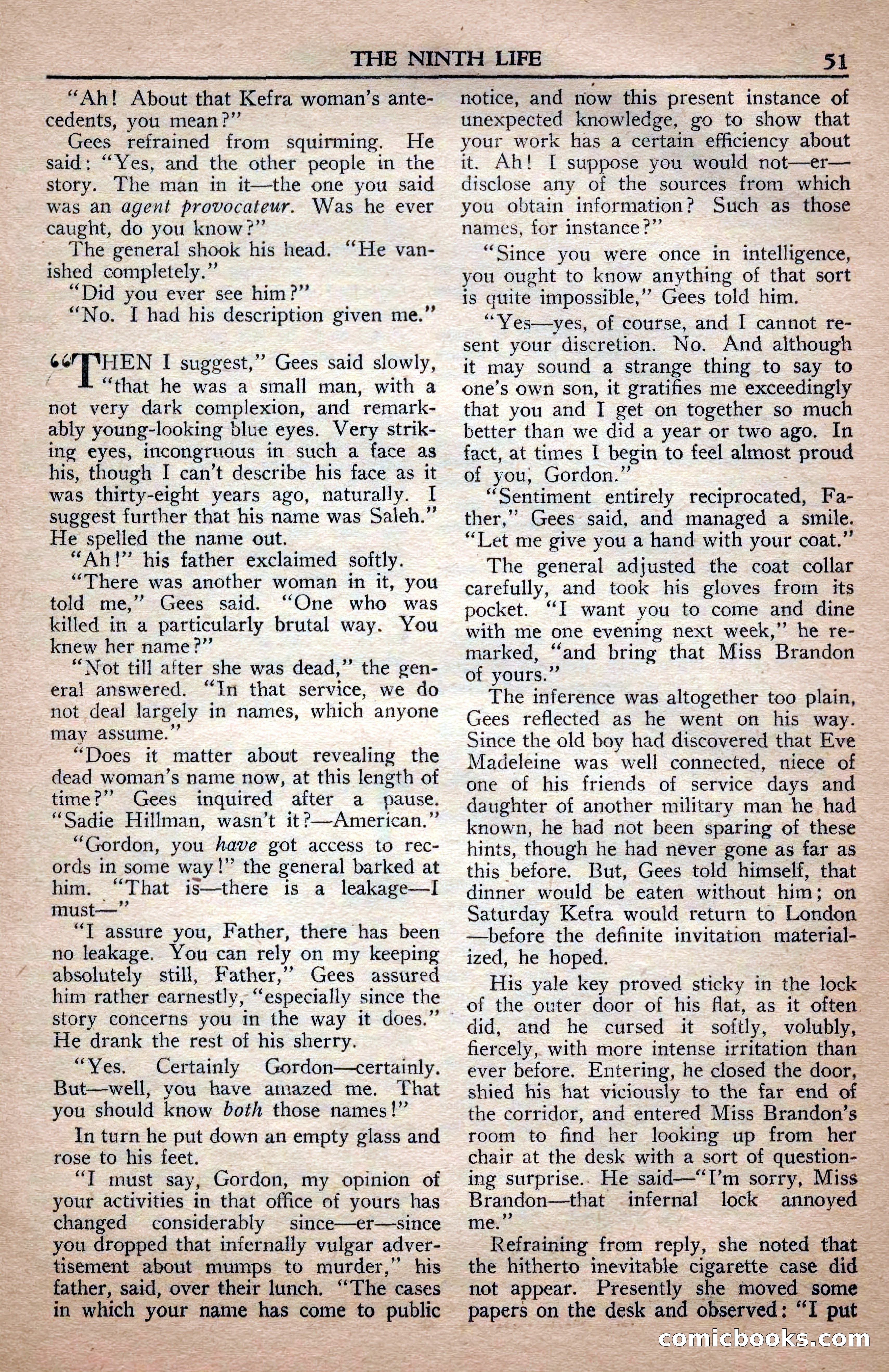 A. Merritt's Fantasy Magazine, April 1950 — page 51 of 132