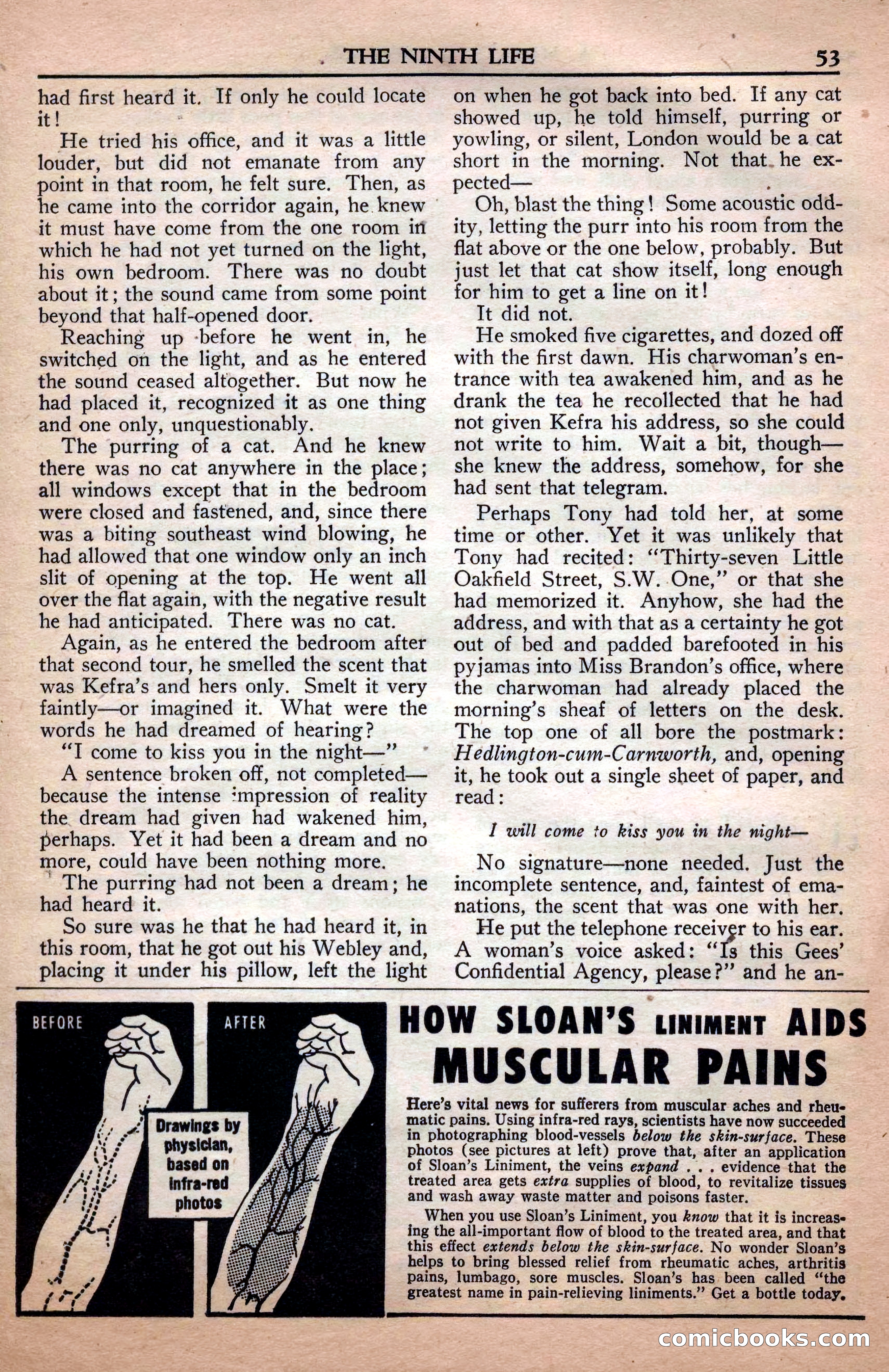 A. Merritt's Fantasy Magazine, April 1950 — page 53 of 132