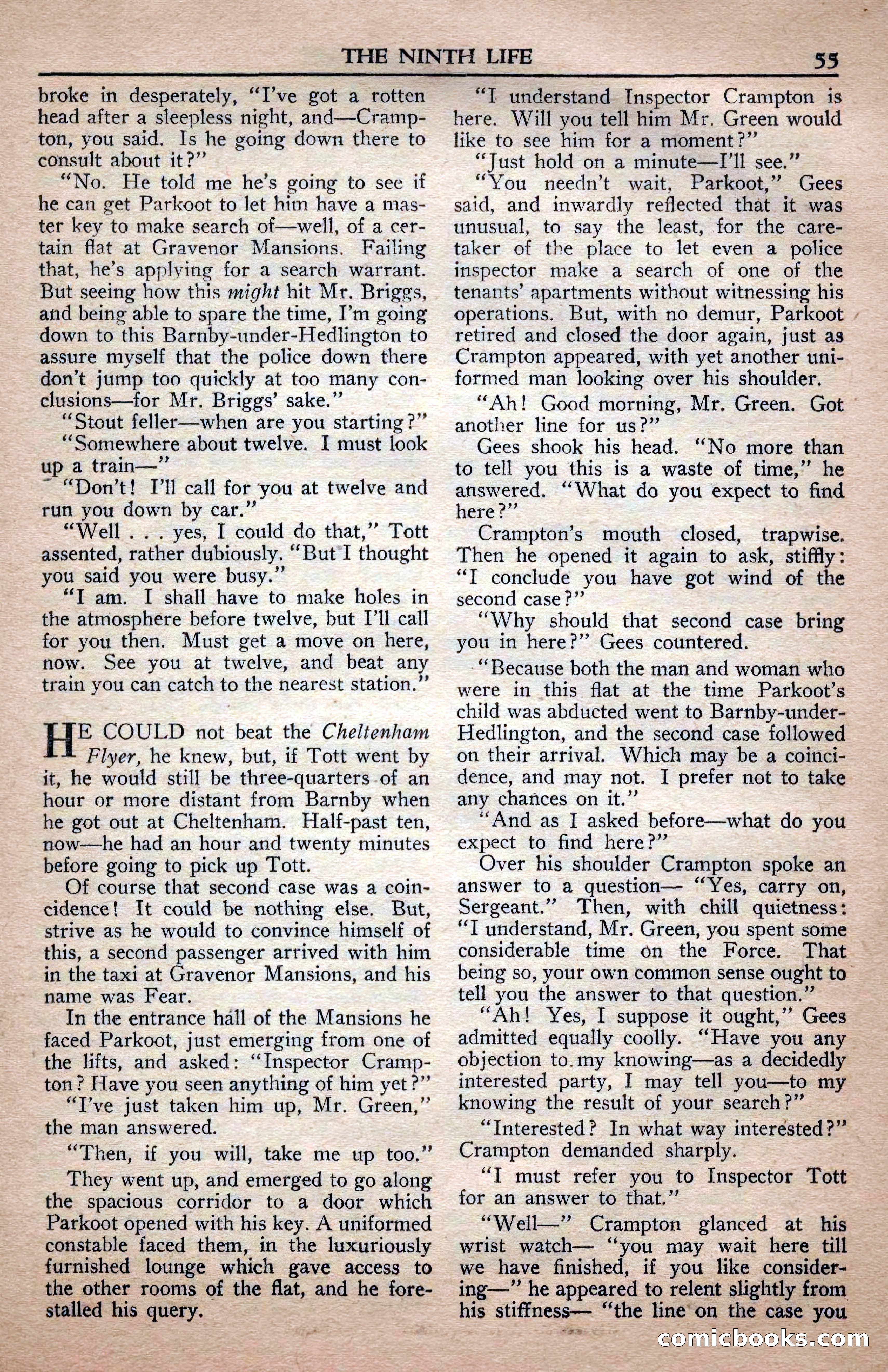 A. Merritt's Fantasy Magazine, April 1950 — page 55 of 132
