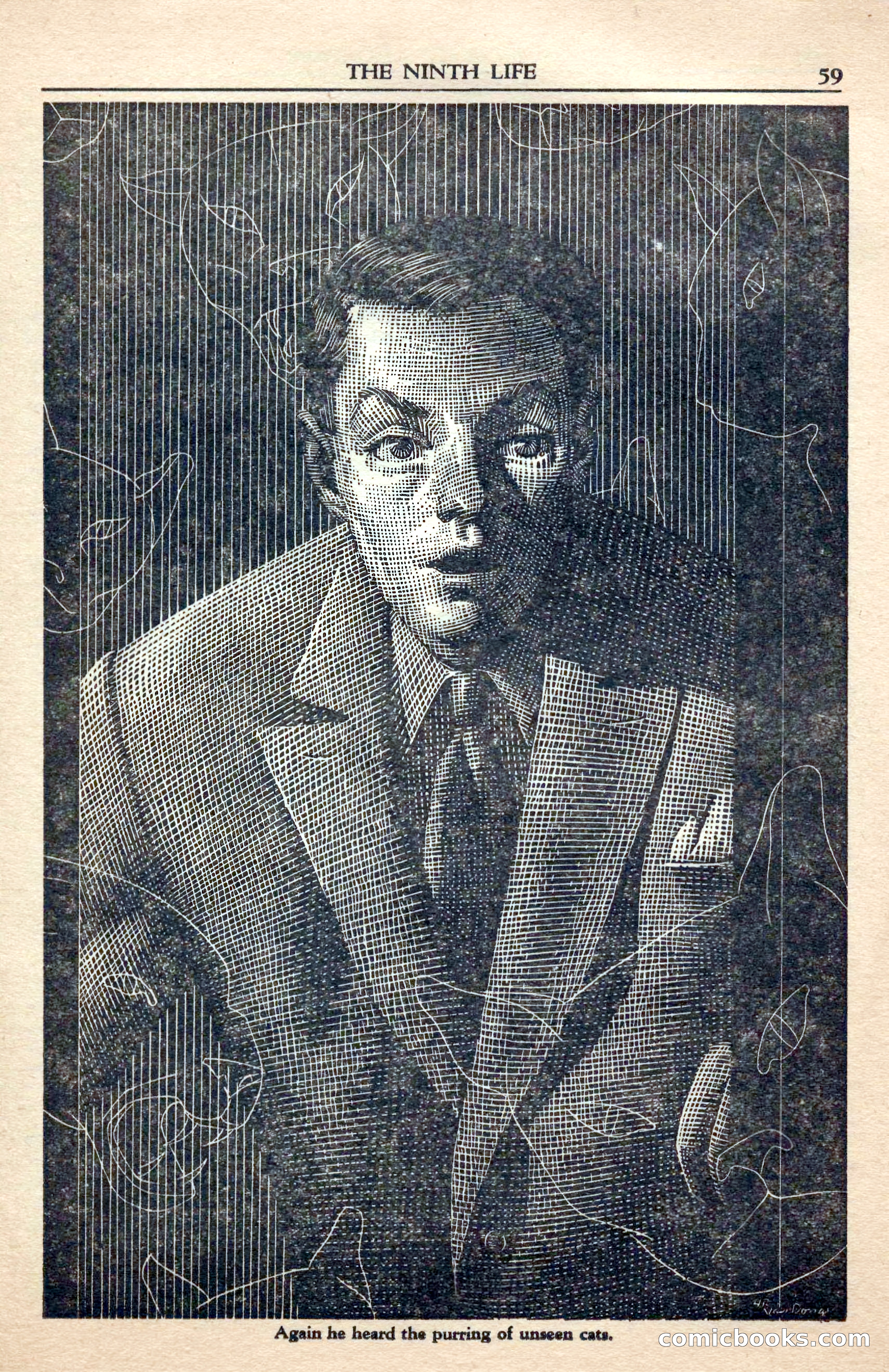 A. Merritt's Fantasy Magazine, April 1950 — page 59 of 132