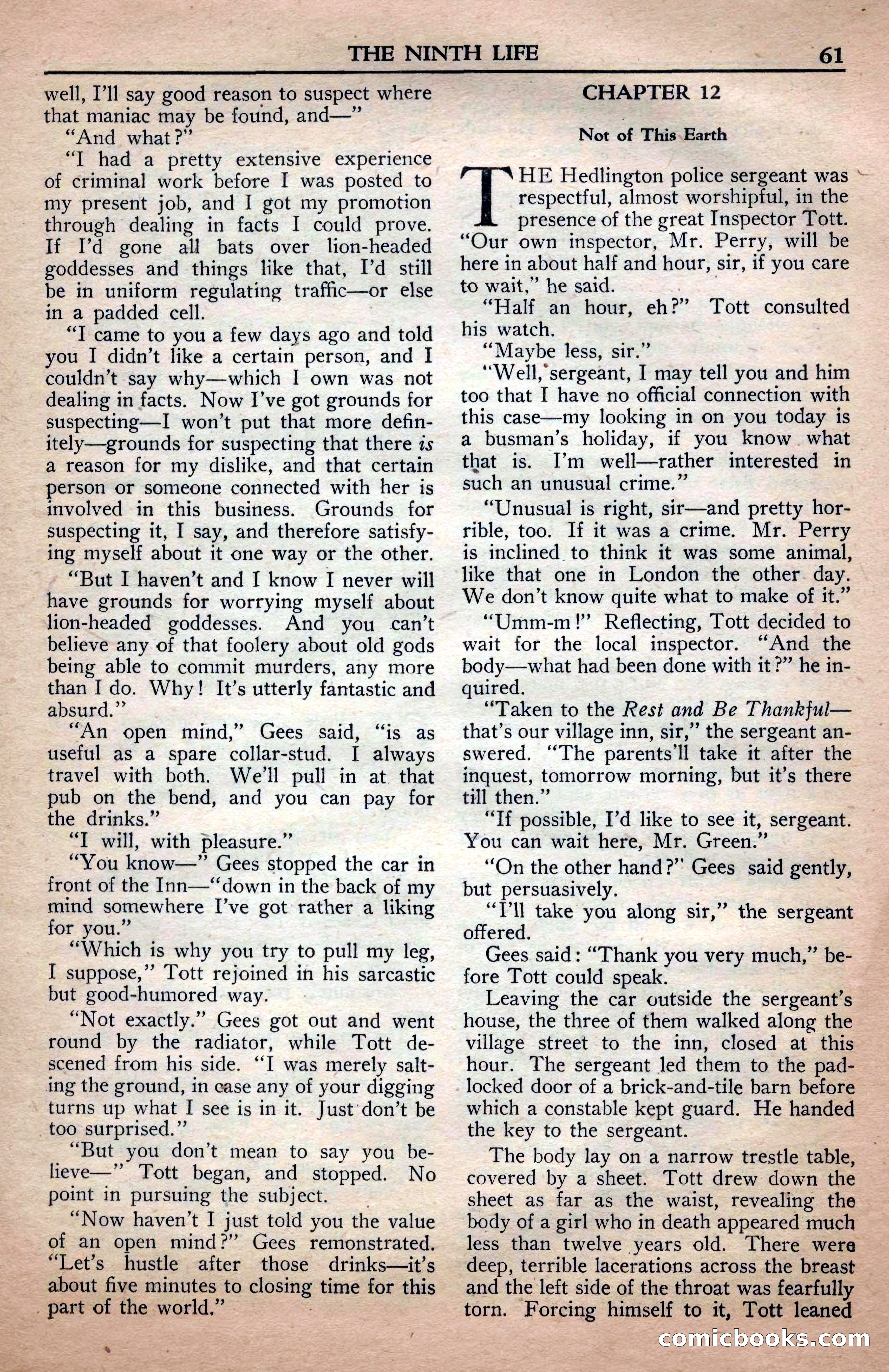 A. Merritt's Fantasy Magazine, April 1950 — page 61 of 132