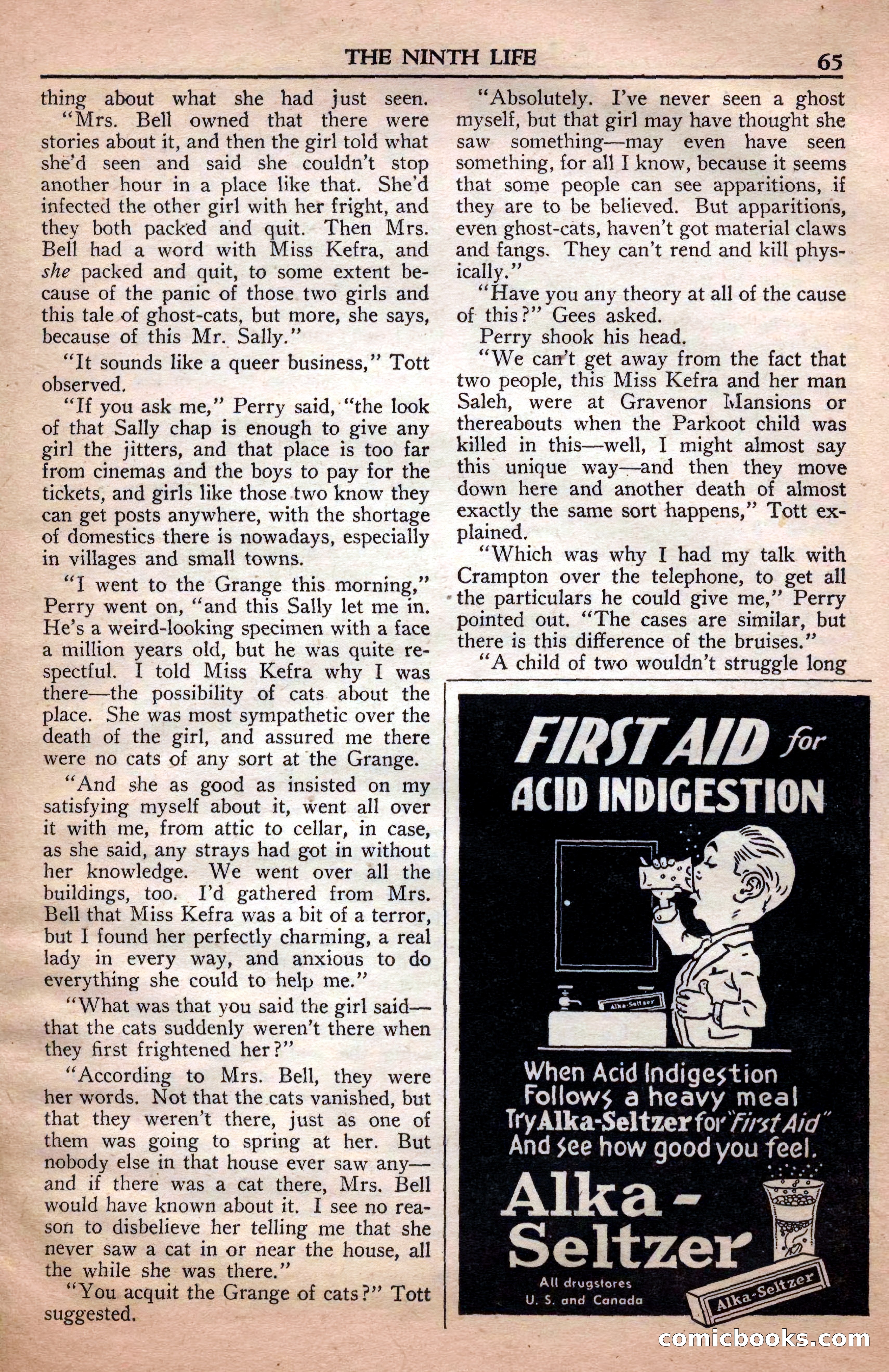 A. Merritt's Fantasy Magazine, April 1950 — page 65 of 132