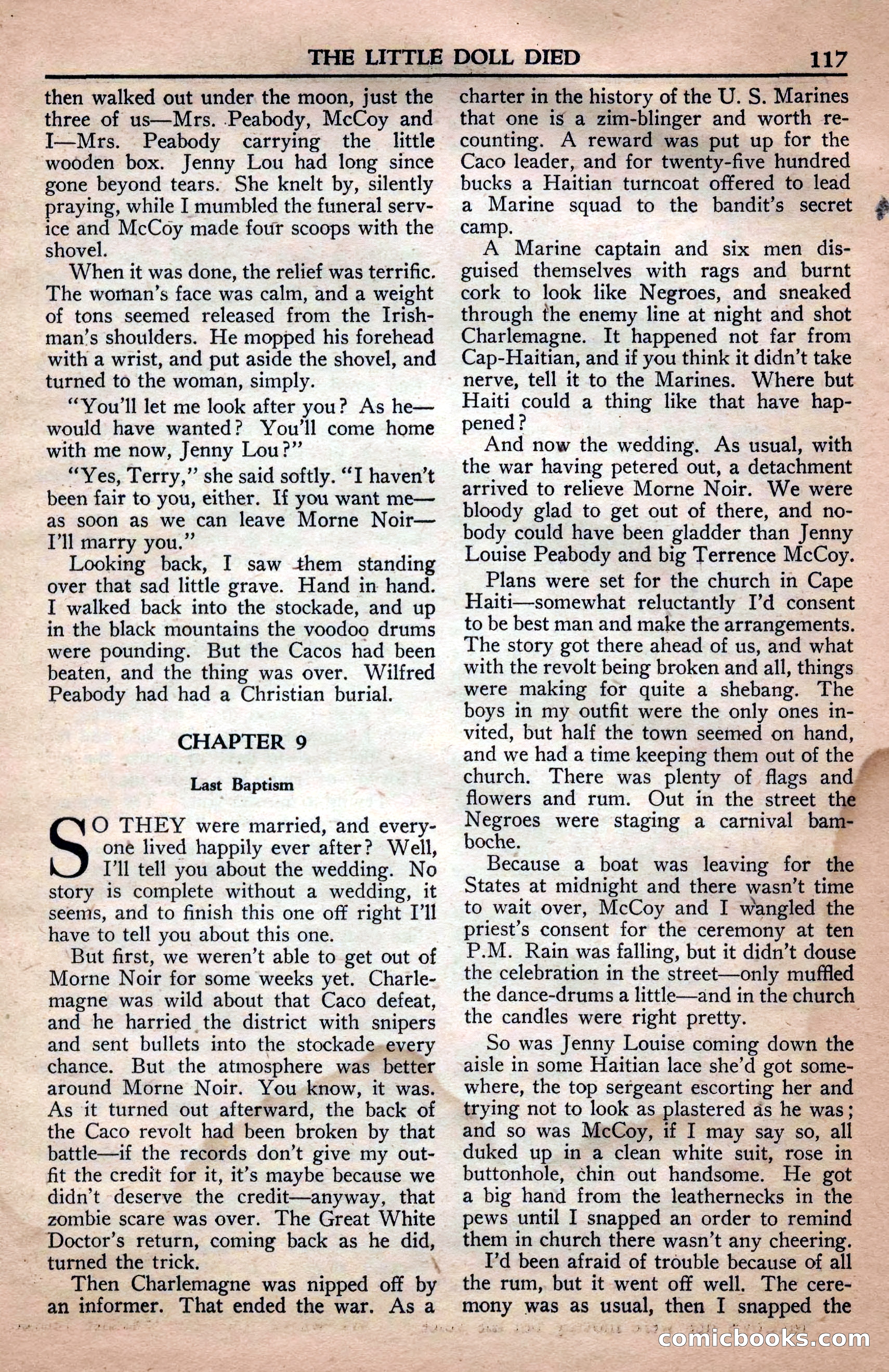 A. Merritt's Fantasy Magazine, April 1950 — page 117 of 132