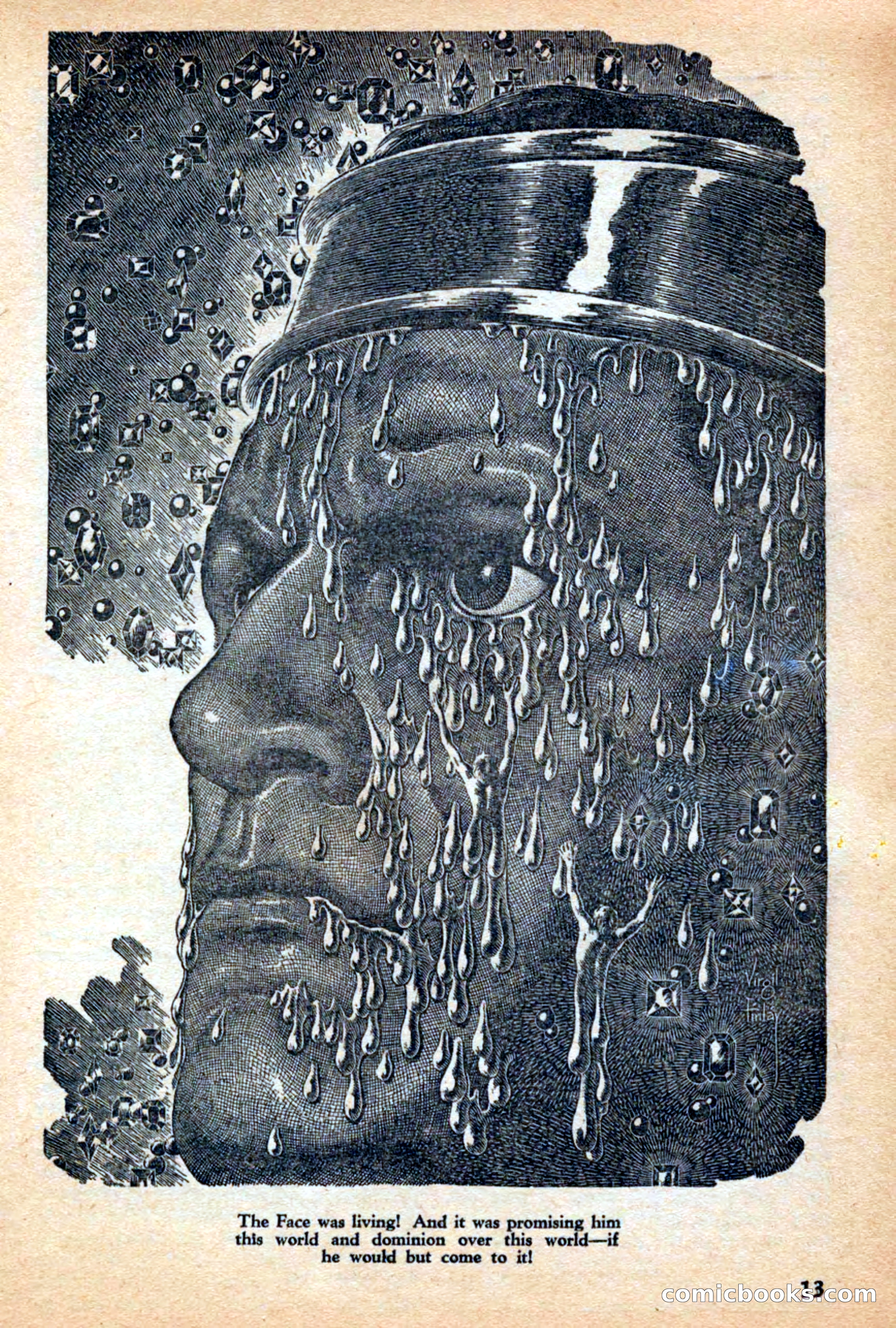A. Merritt's Fantasy Magazine, July 1950 — page 13 of 133