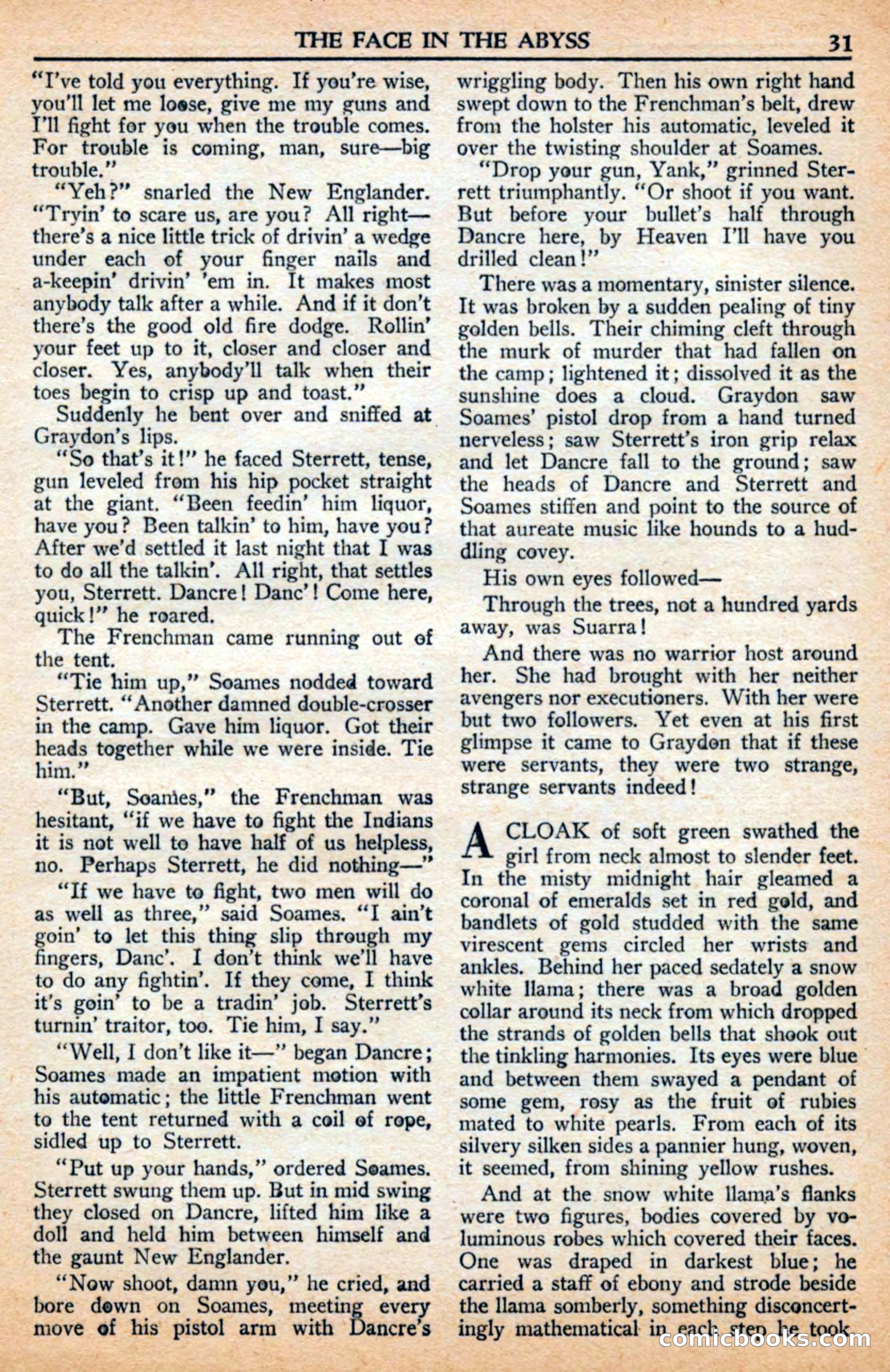 A. Merritt's Fantasy Magazine, July 1950 — page 31 of 133