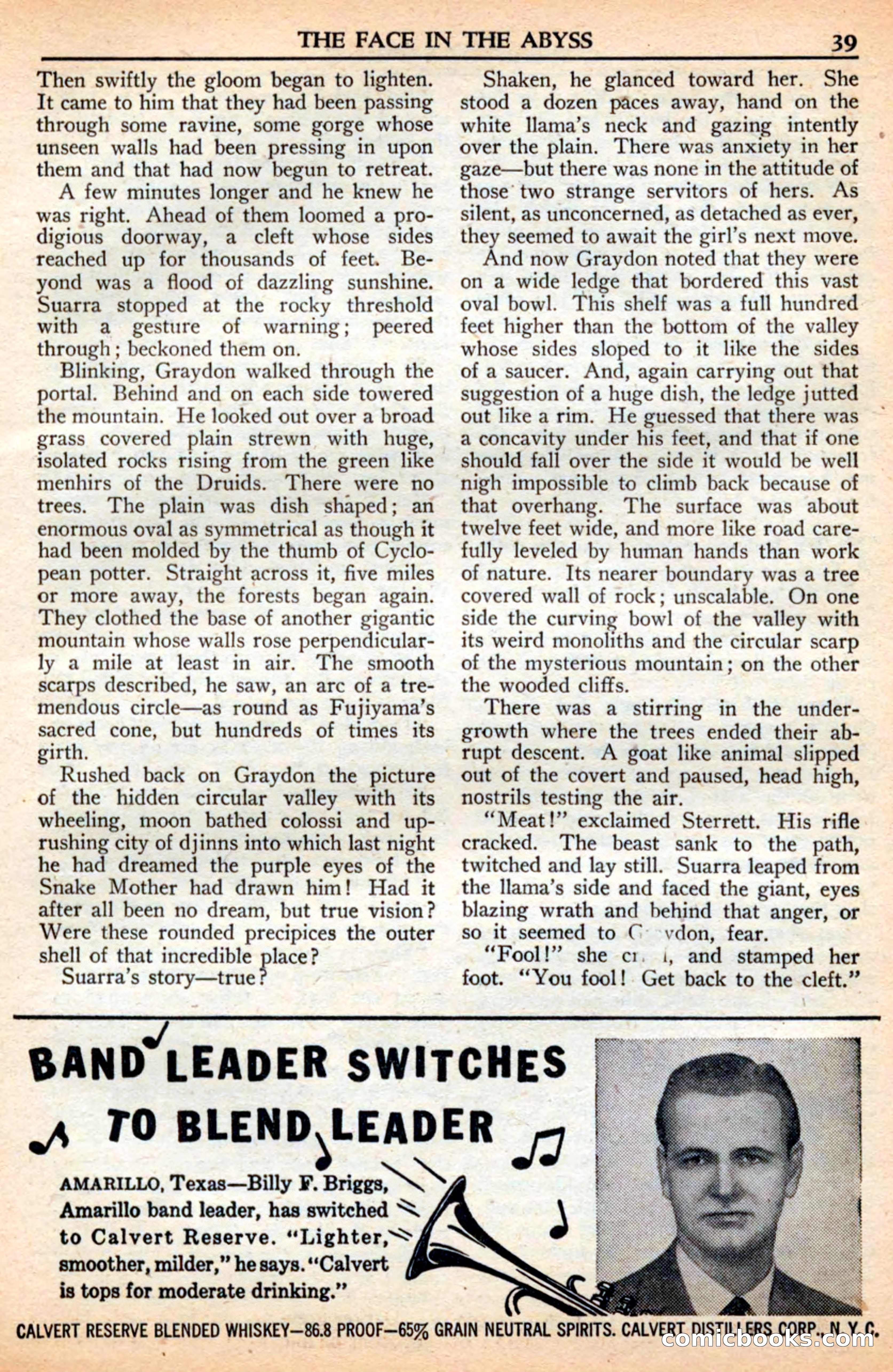 A. Merritt's Fantasy Magazine, July 1950 — page 39 of 133