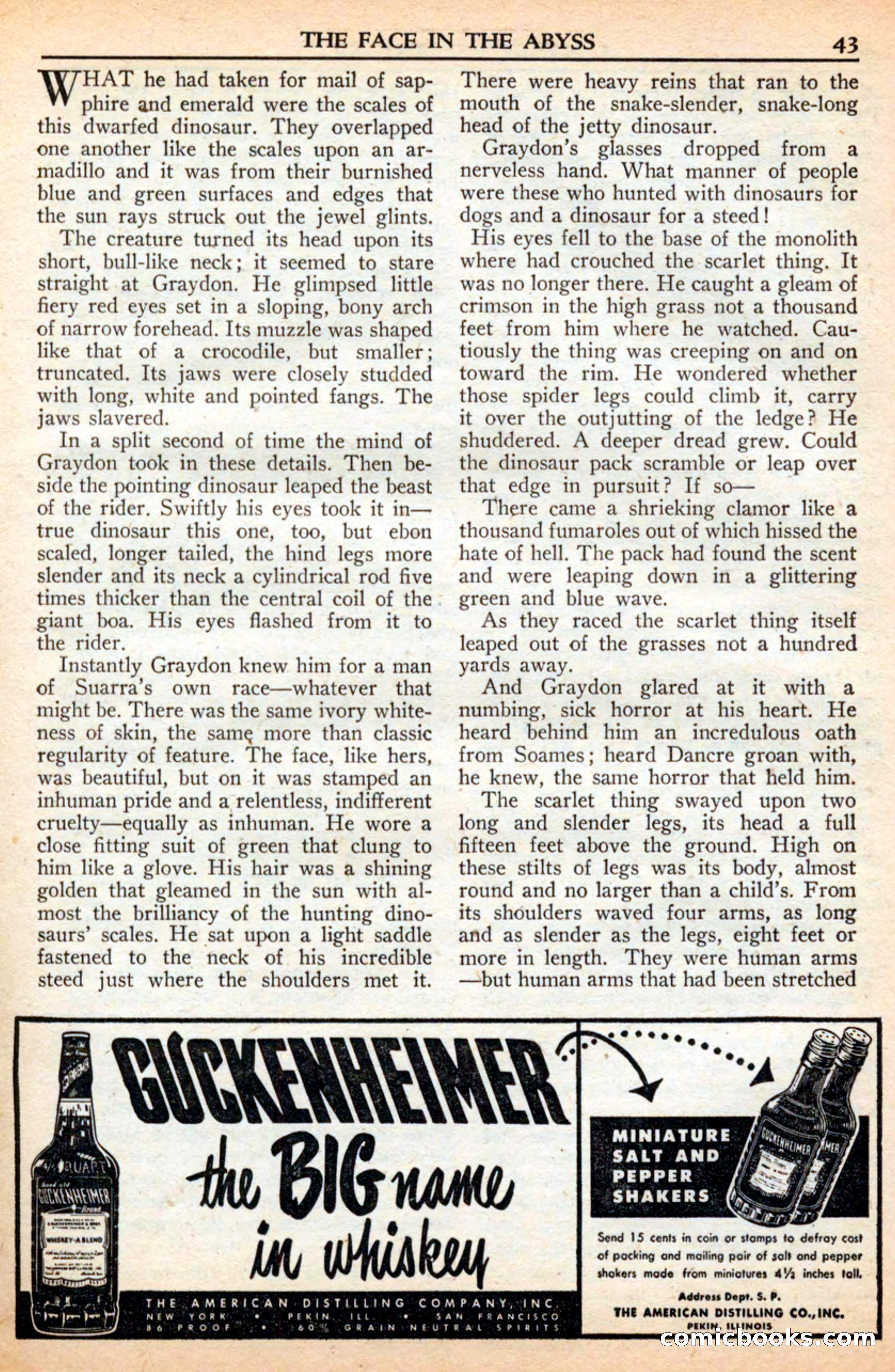 A. Merritt's Fantasy Magazine, July 1950 — page 43 of 133