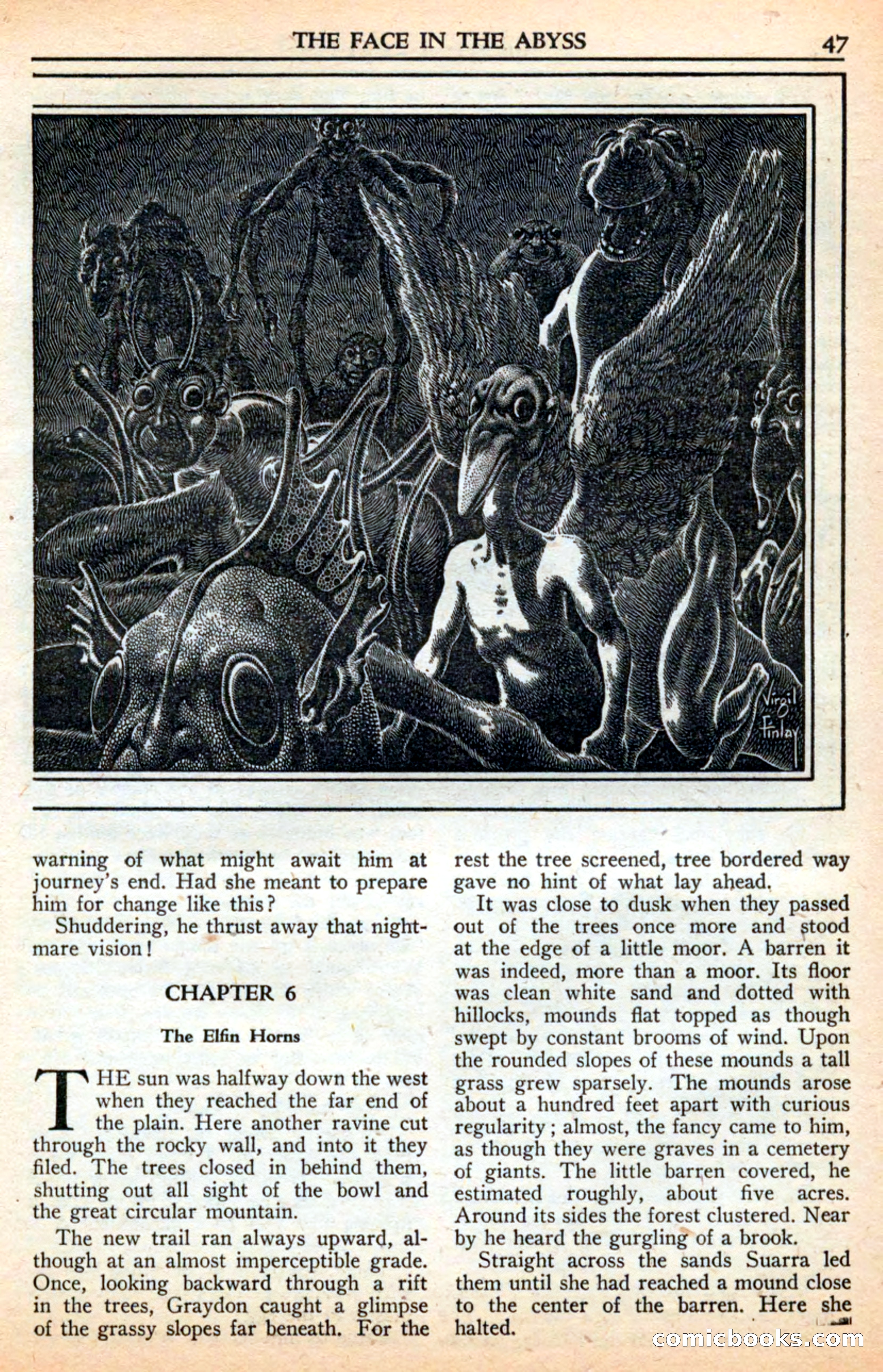 A. Merritt's Fantasy Magazine, July 1950 — page 47 of 133