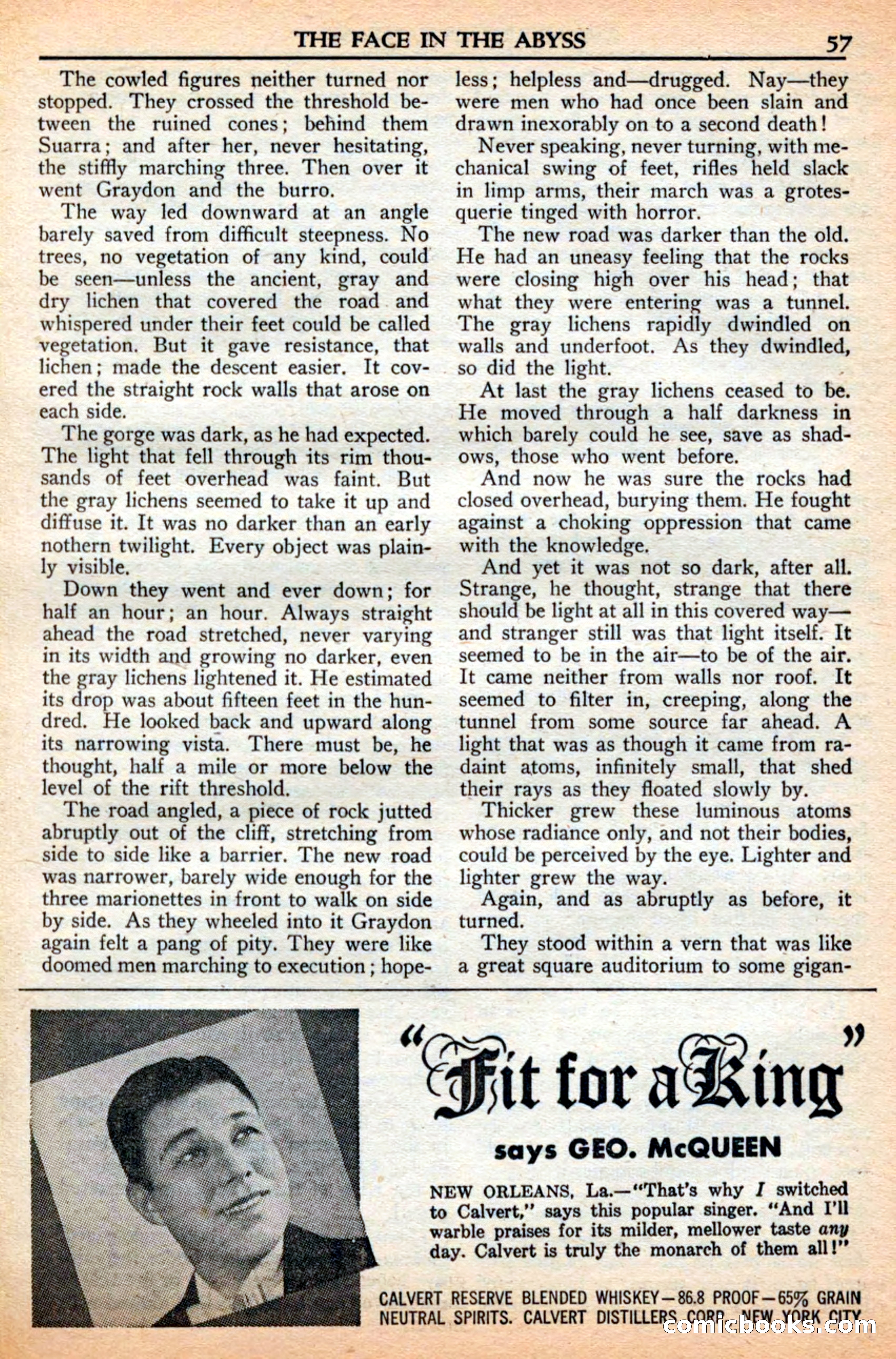 A. Merritt's Fantasy Magazine, July 1950 — page 57 of 133