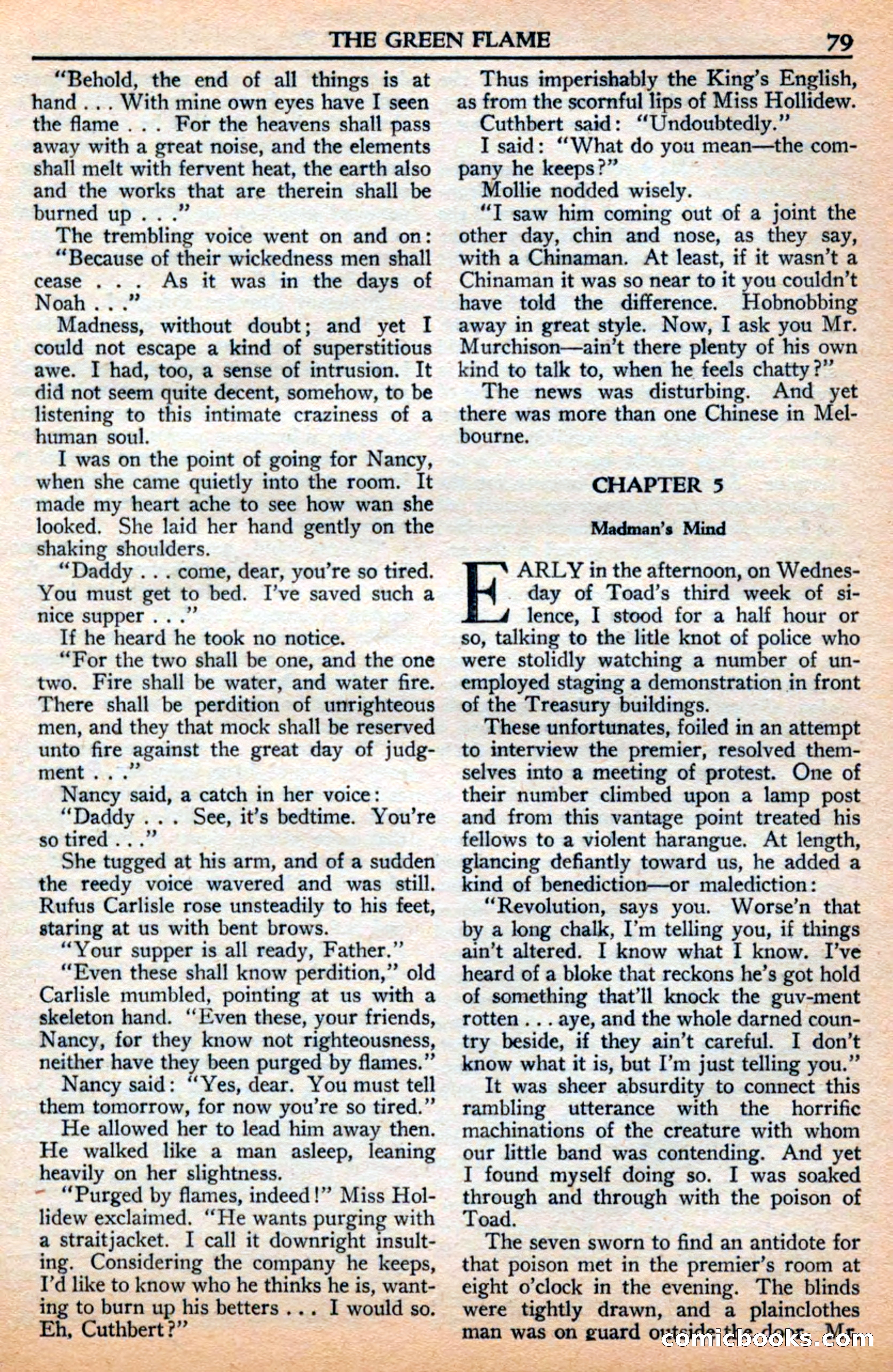 A. Merritt's Fantasy Magazine, July 1950 — page 79 of 133