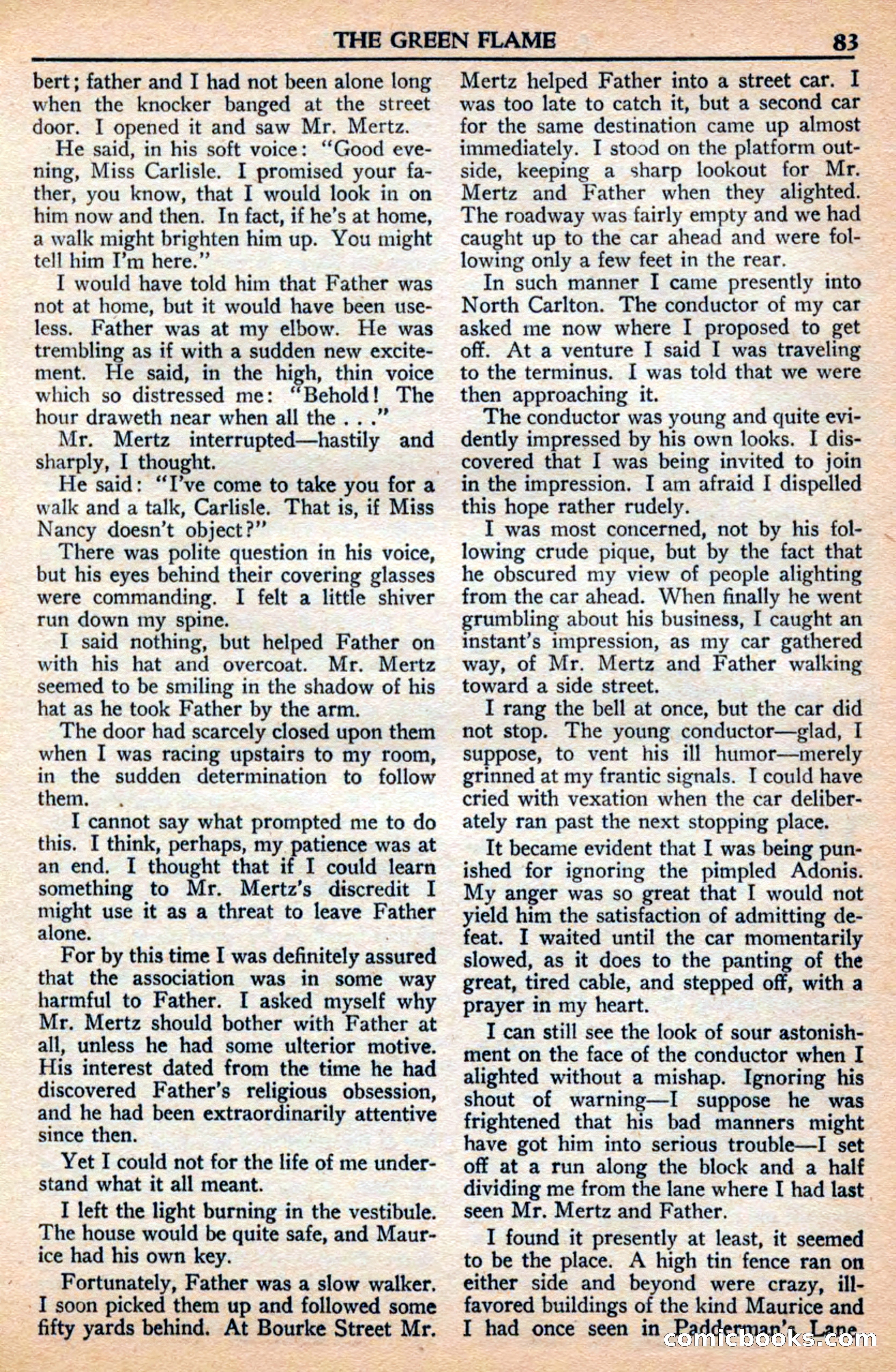 A. Merritt's Fantasy Magazine, July 1950 — page 83 of 133