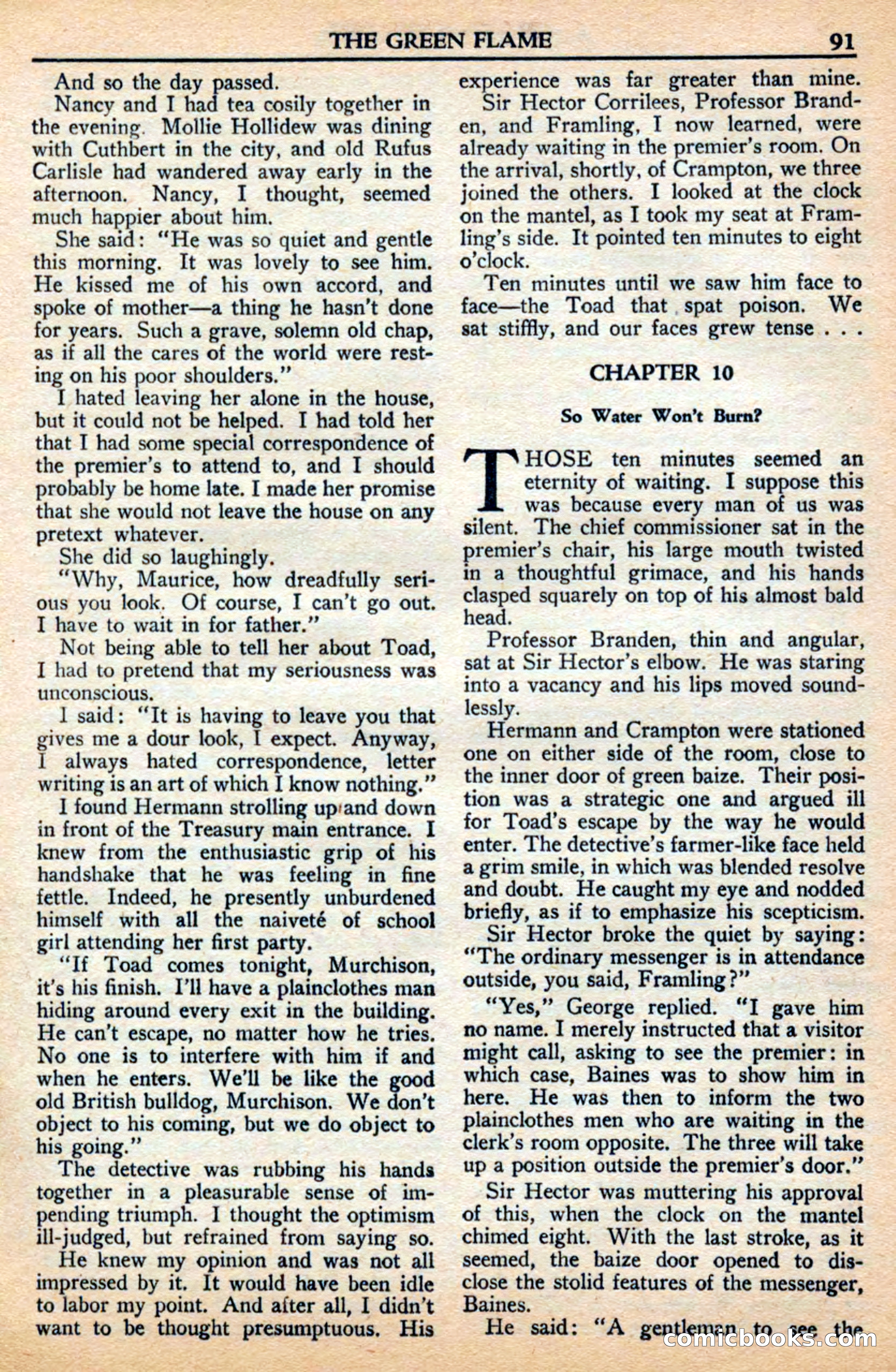 A. Merritt's Fantasy Magazine, July 1950 — page 91 of 133