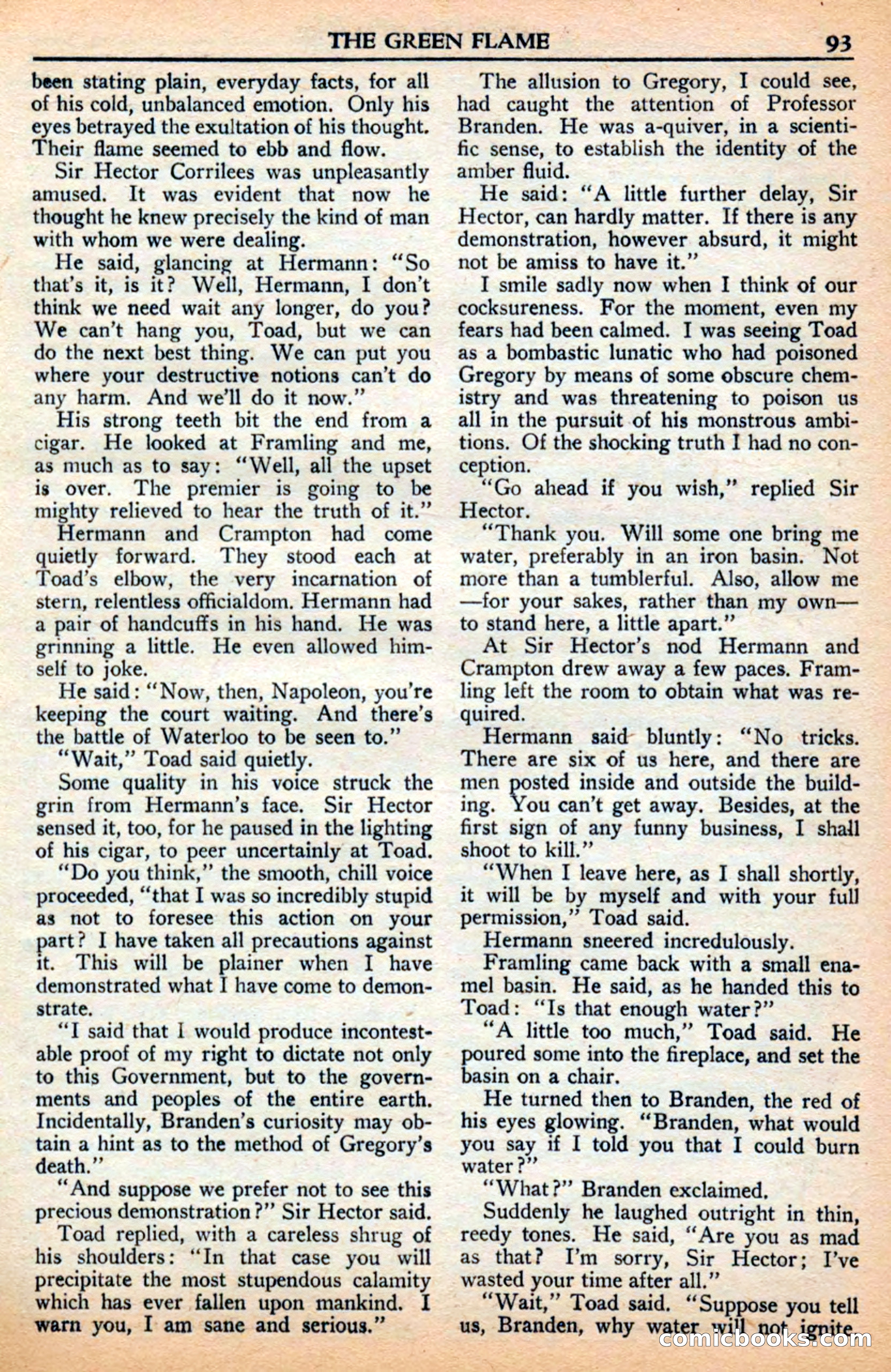A. Merritt's Fantasy Magazine, July 1950 — page 93 of 133