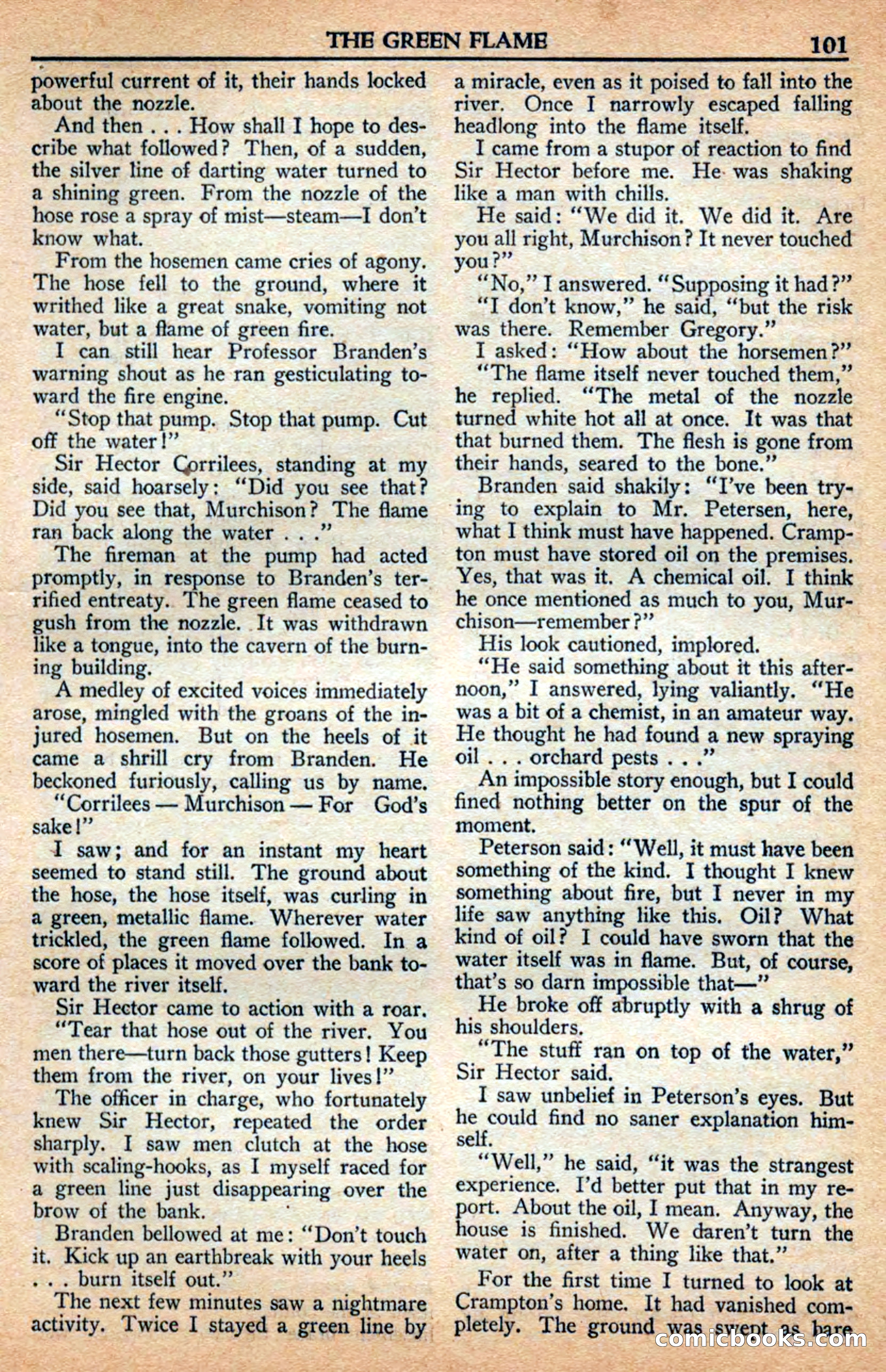 A. Merritt's Fantasy Magazine, July 1950 — page 101 of 133