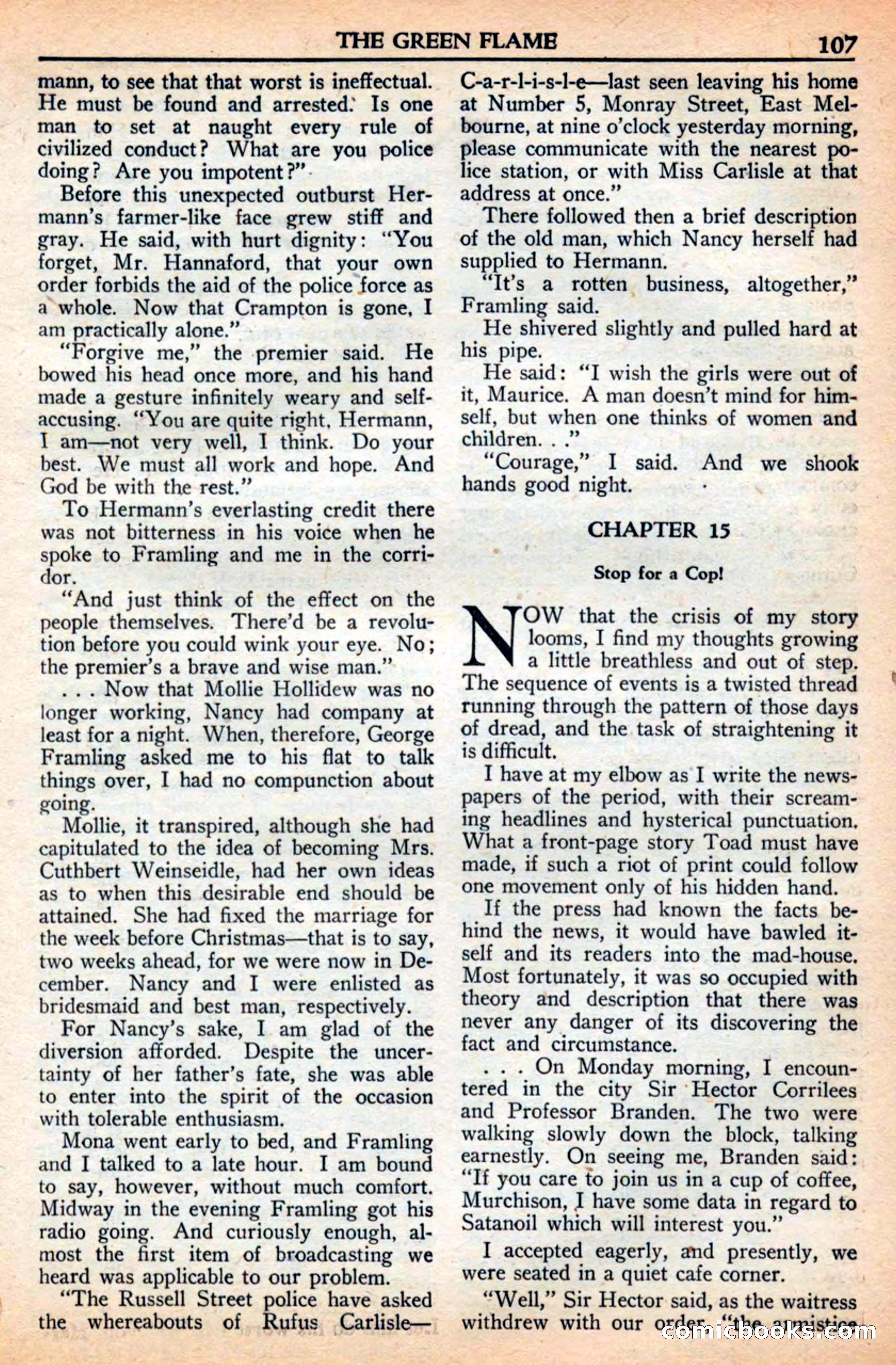 A. Merritt's Fantasy Magazine, July 1950 — page 107 of 133