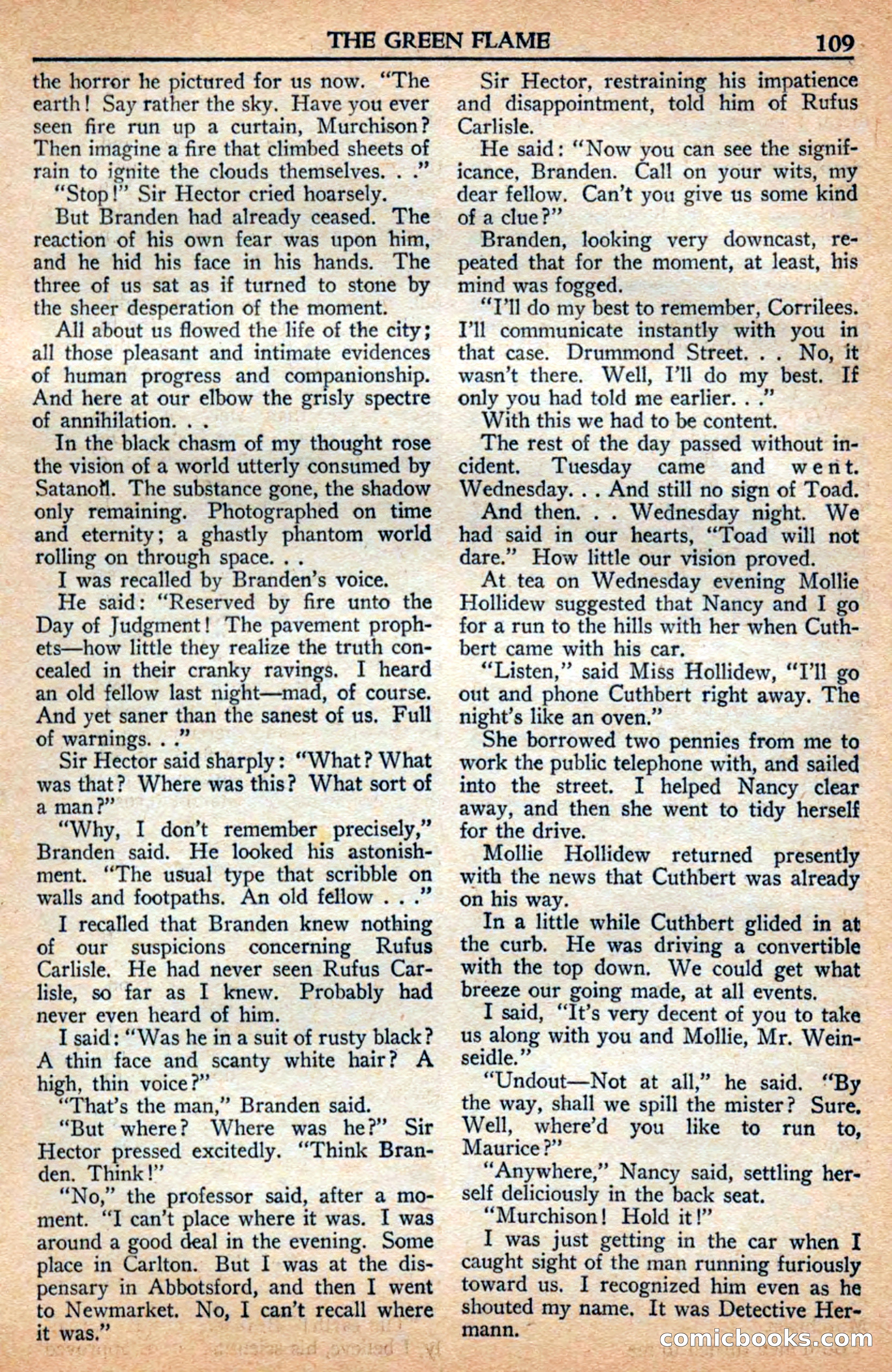 A. Merritt's Fantasy Magazine, July 1950 — page 109 of 133