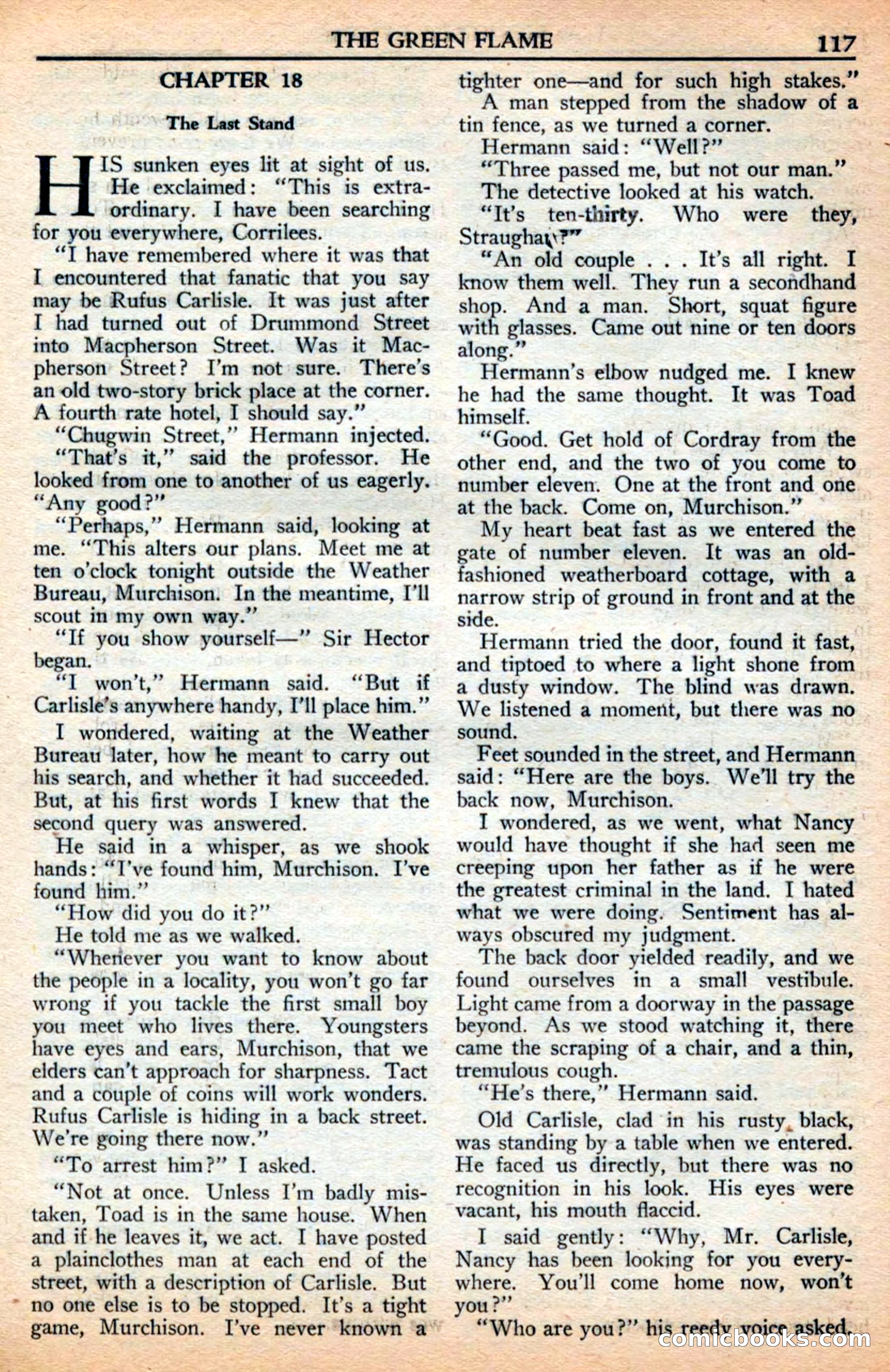 A. Merritt's Fantasy Magazine, July 1950 — page 117 of 133