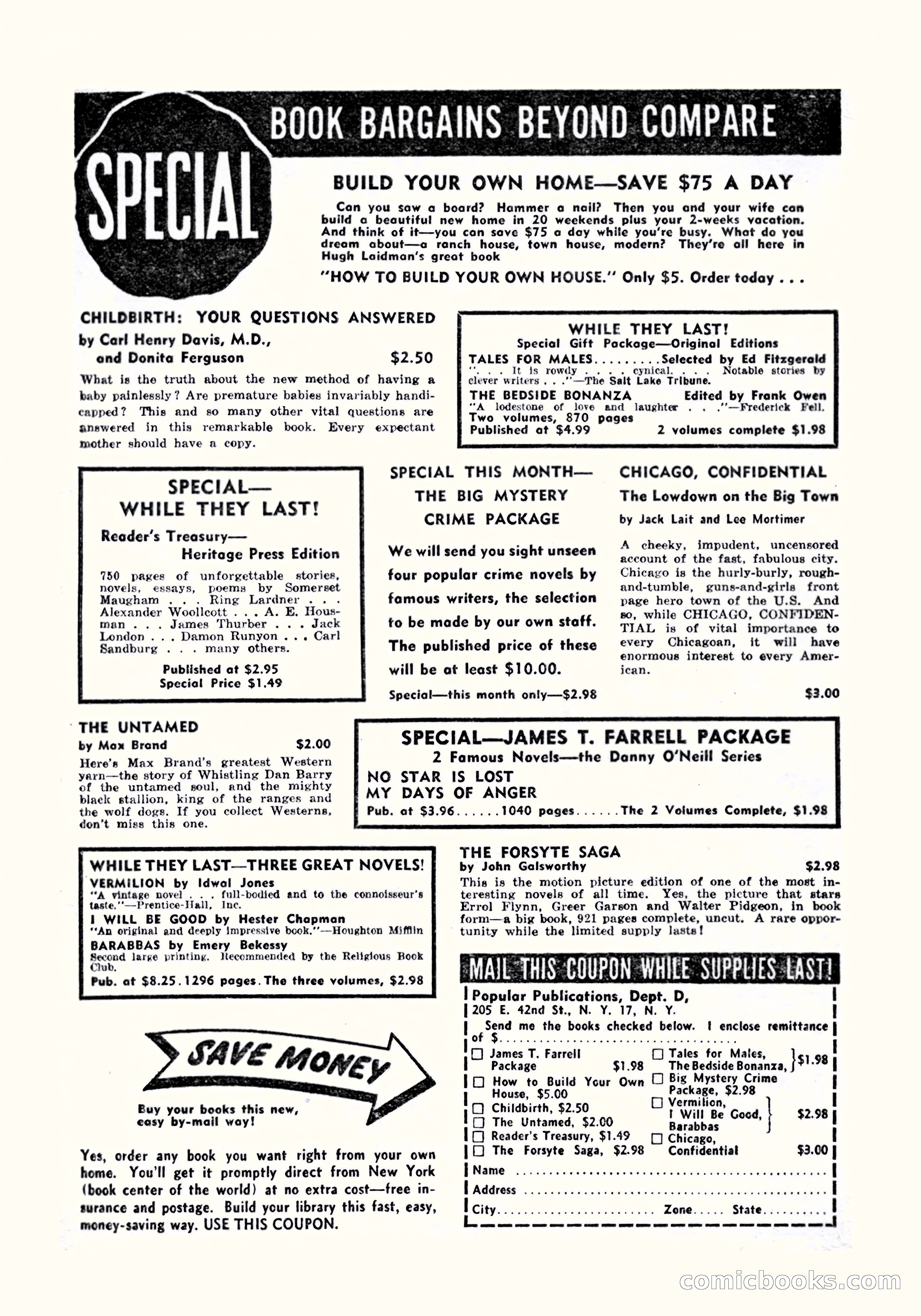 A. Merritt's Fantasy Magazine, October 1950 — page 9 of 135