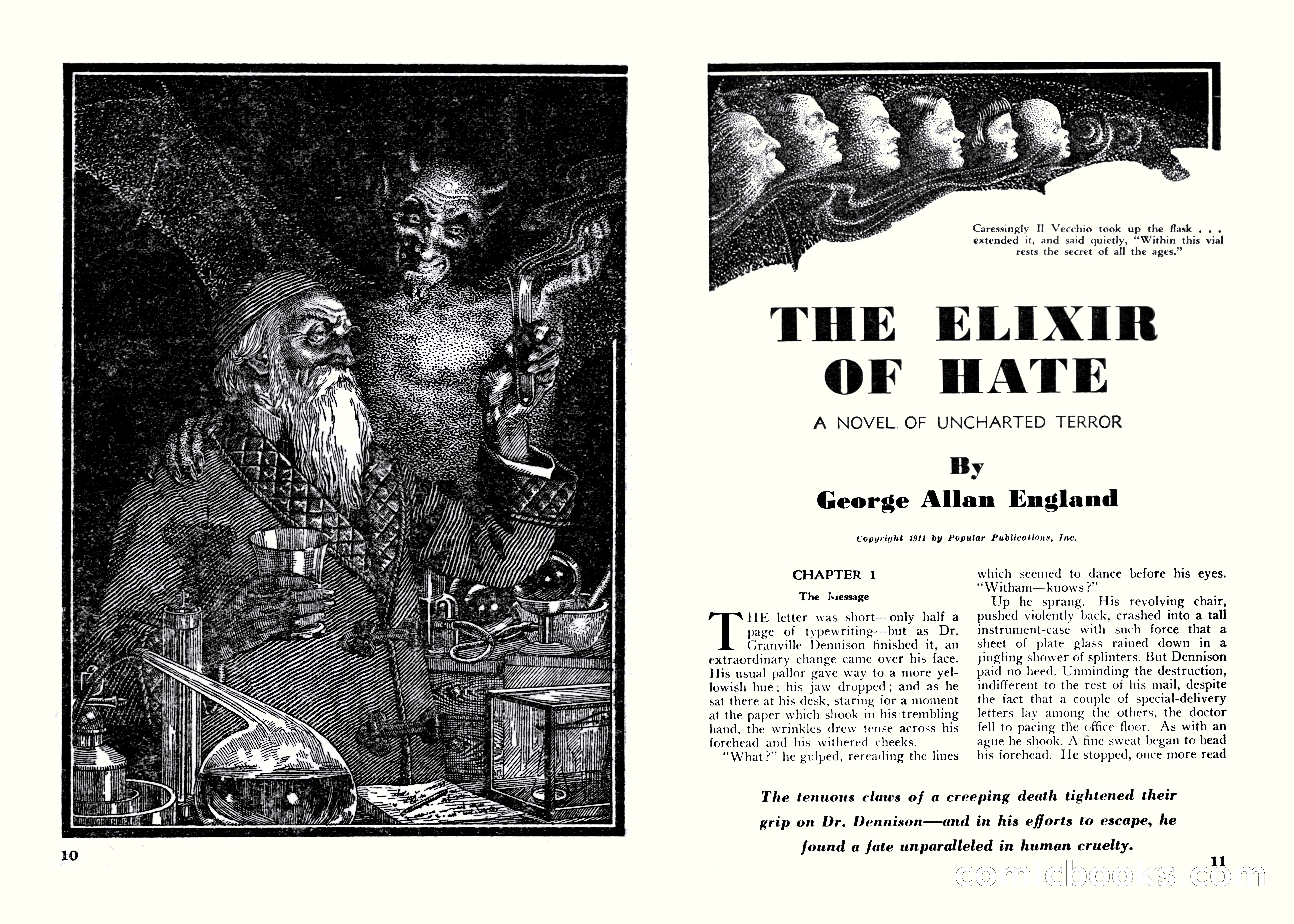 A. Merritt's Fantasy Magazine, October 1950 — page 11 of 135