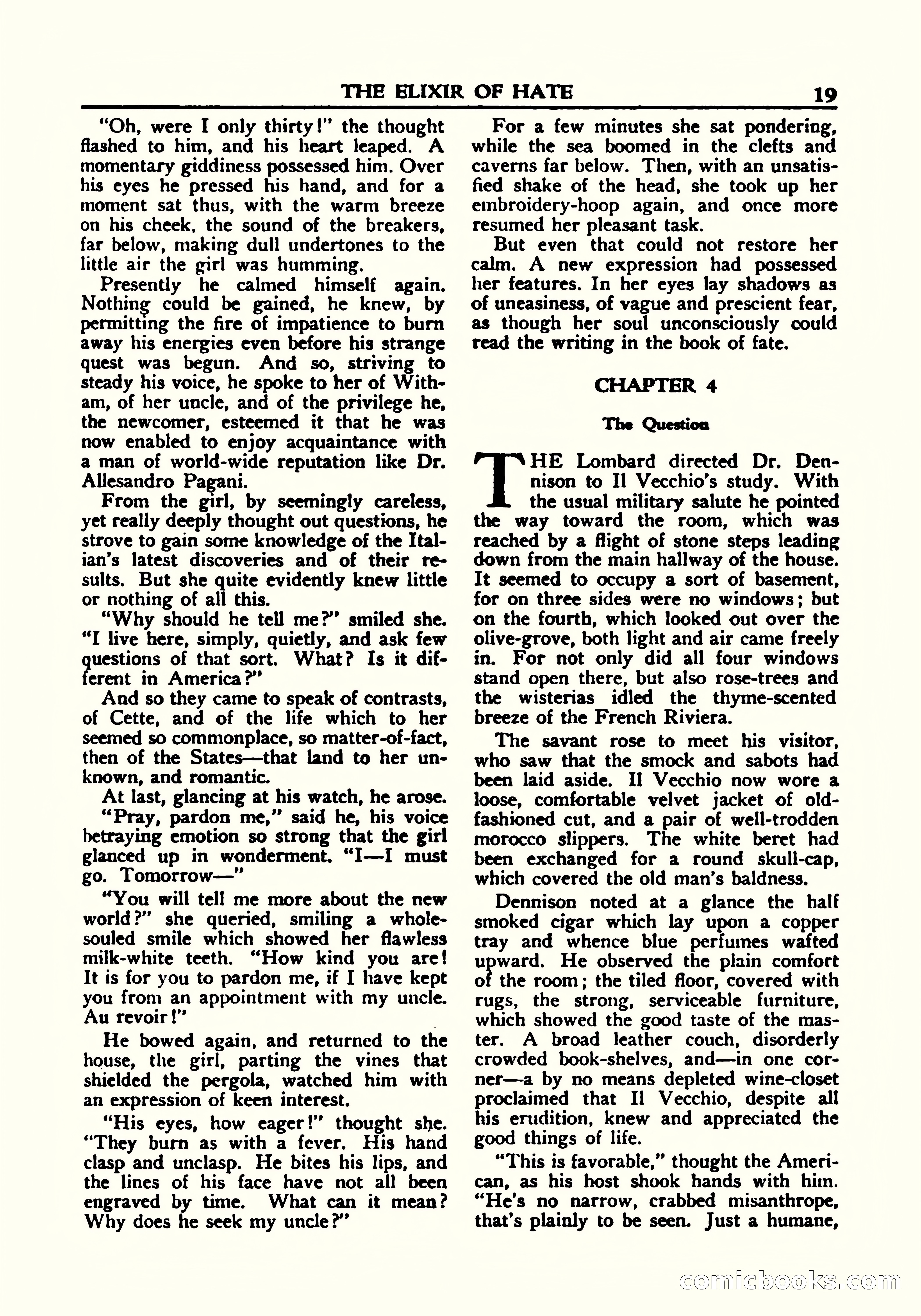 A. Merritt's Fantasy Magazine, October 1950 — page 20 of 135