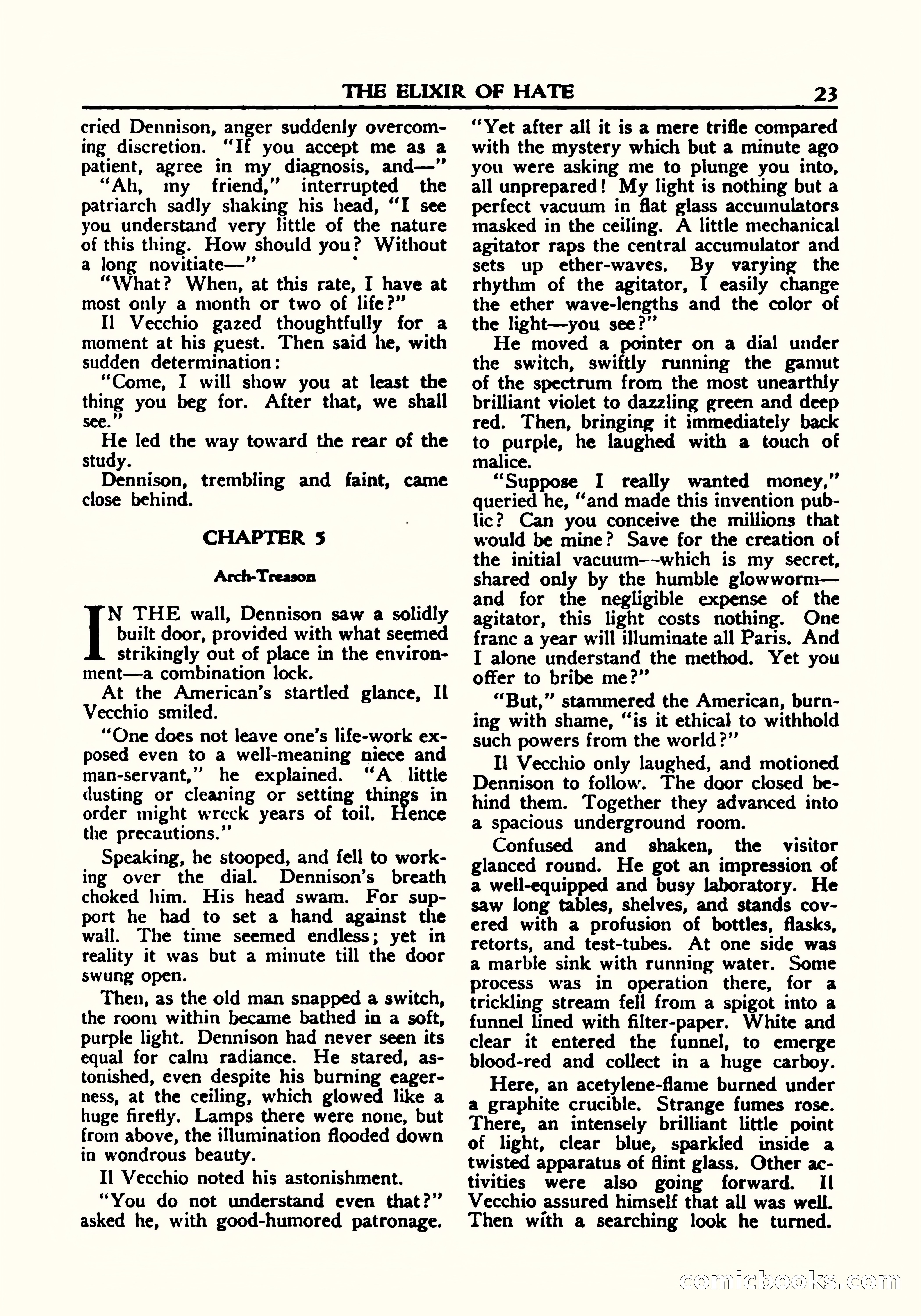A. Merritt's Fantasy Magazine, October 1950 — page 24 of 135