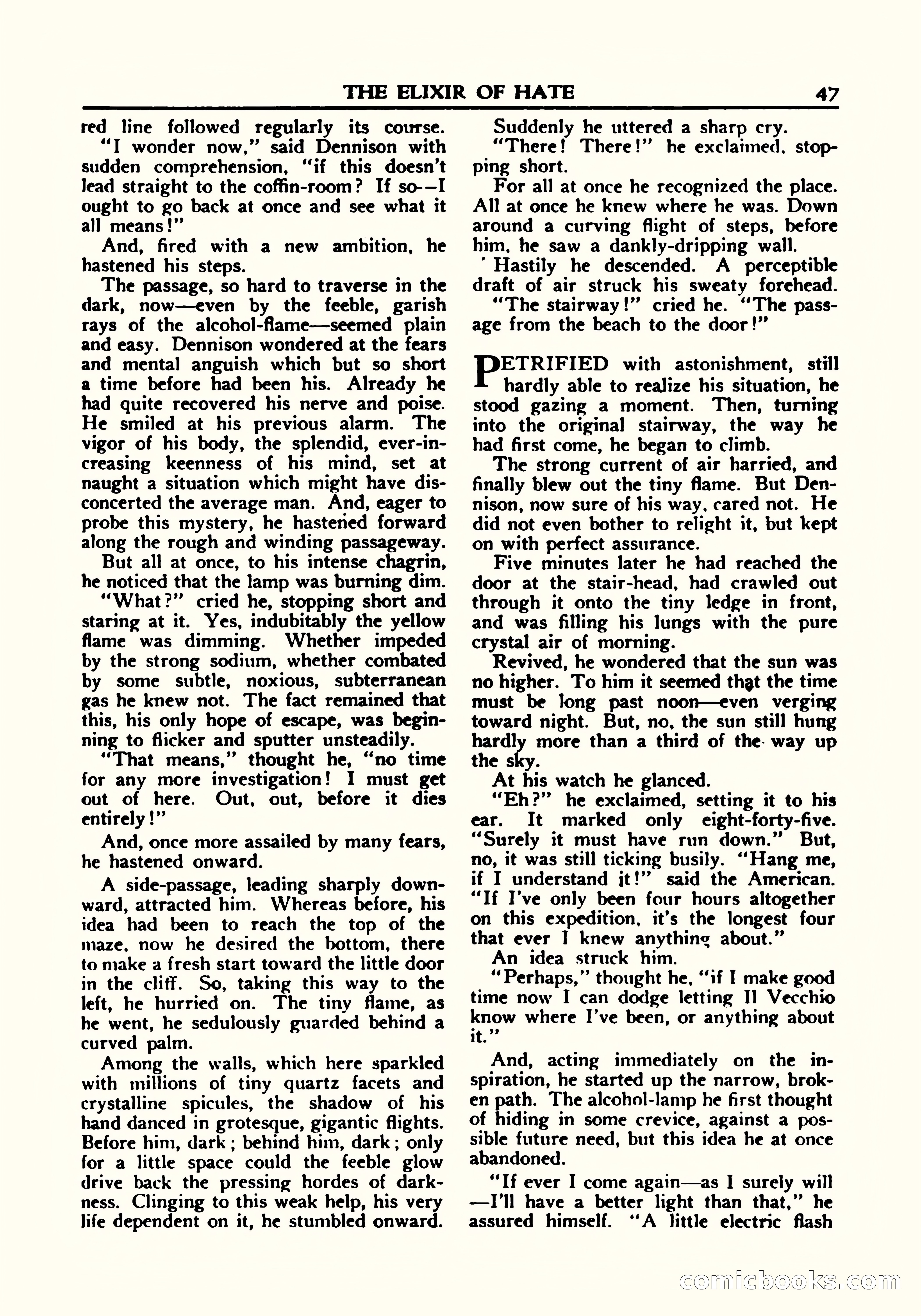 A. Merritt's Fantasy Magazine, October 1950 — page 48 of 135