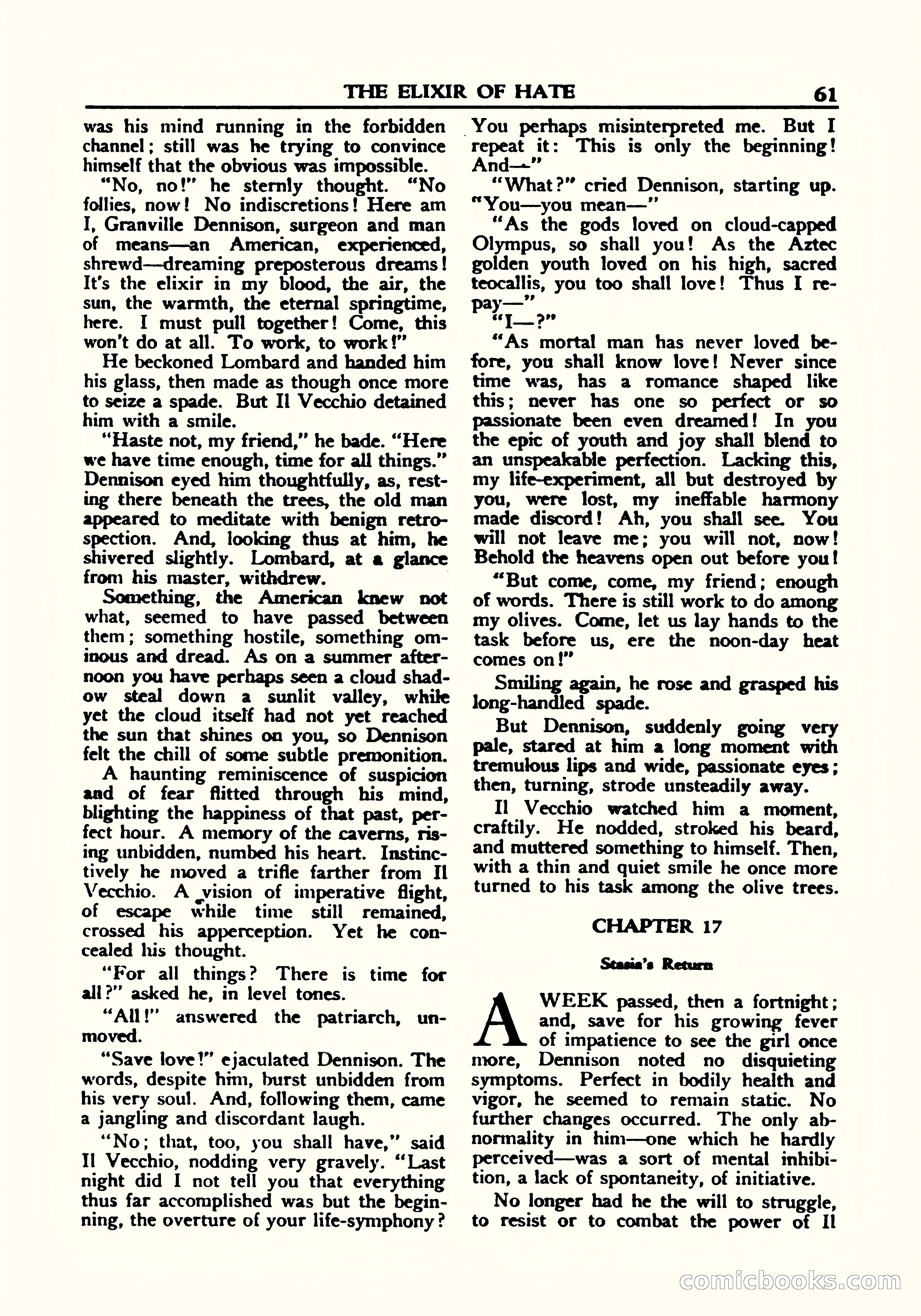 A. Merritt's Fantasy Magazine, October 1950 — page 62 of 135