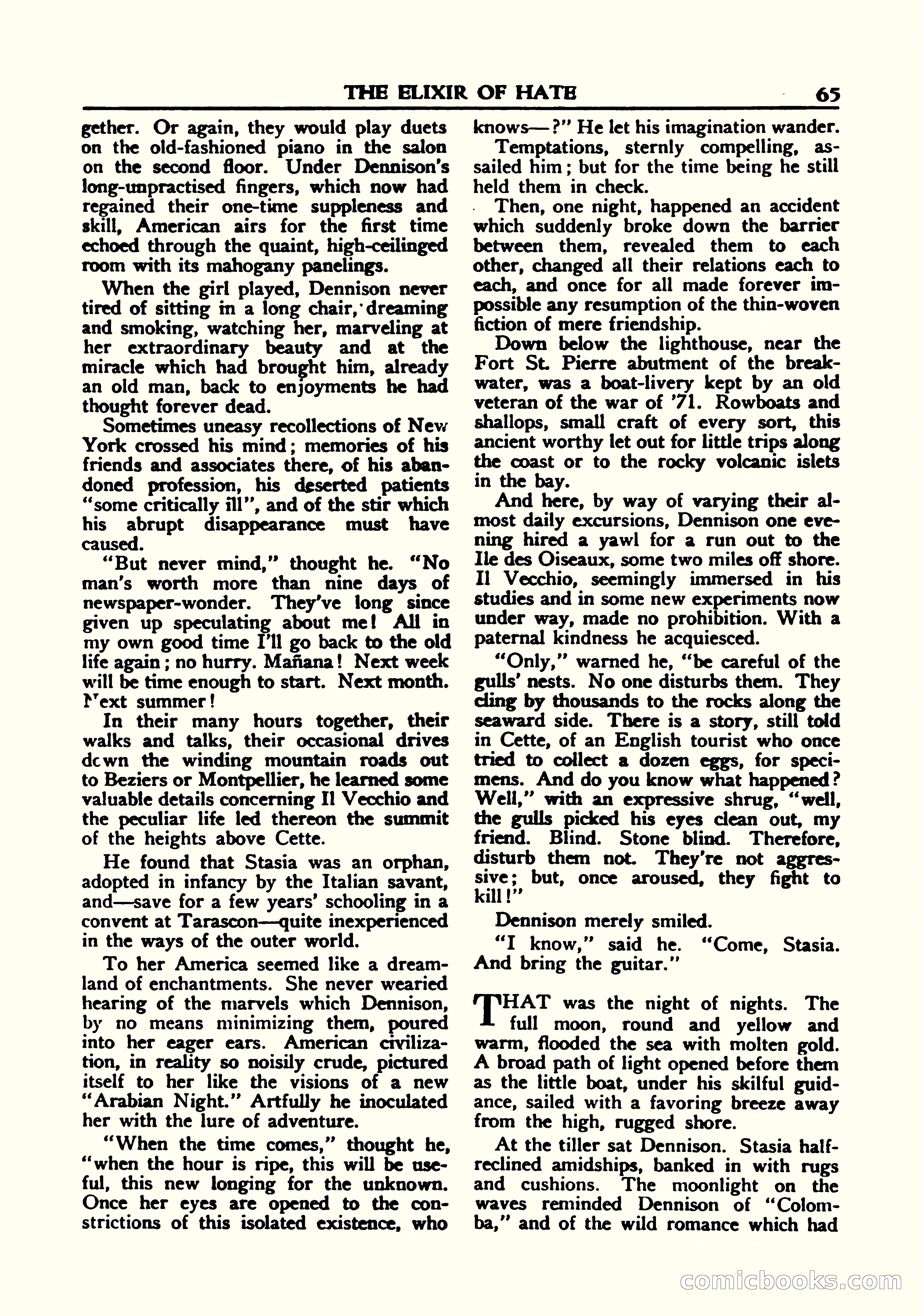 A. Merritt's Fantasy Magazine, October 1950 — page 66 of 135