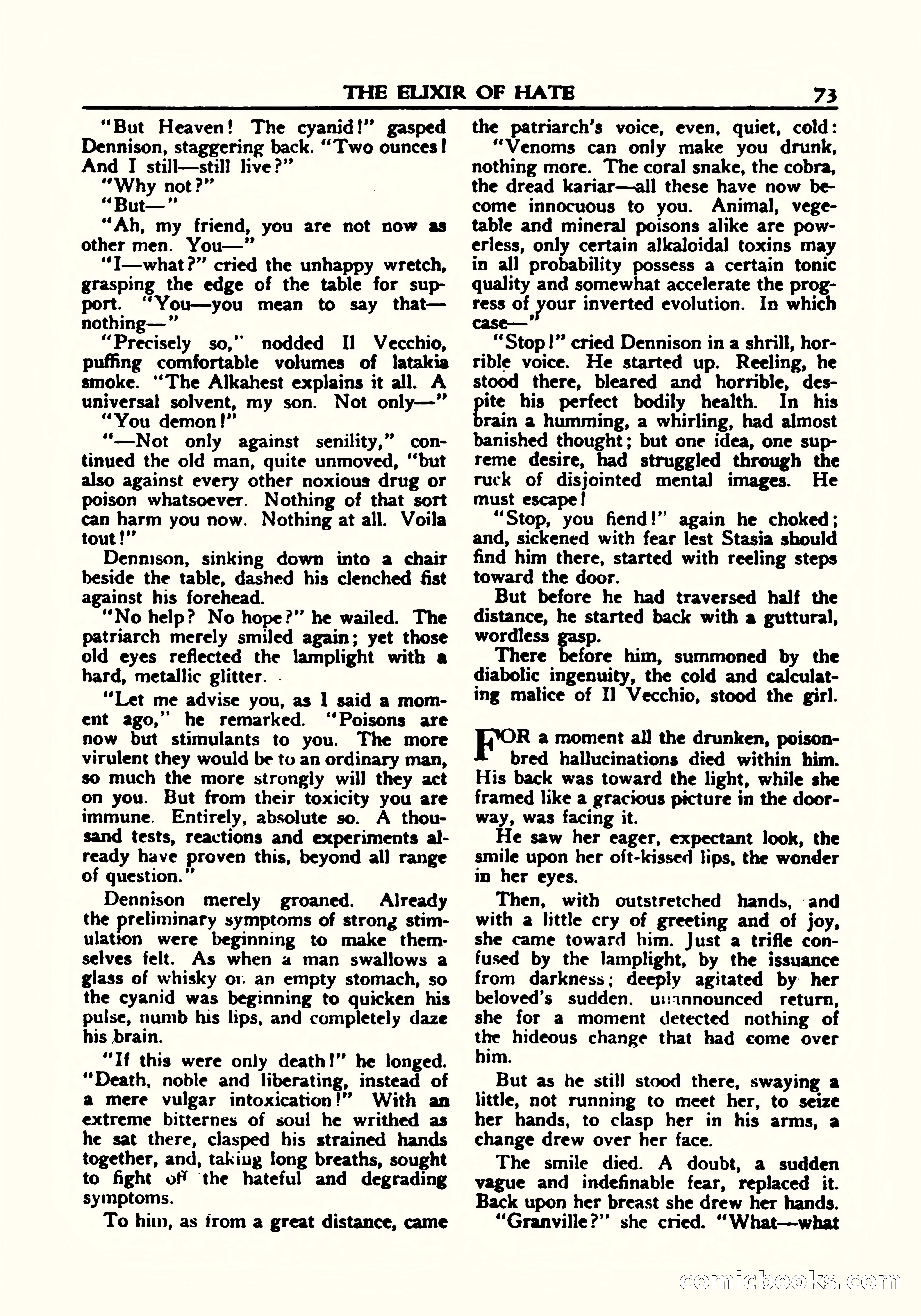 A. Merritt's Fantasy Magazine, October 1950 — page 74 of 135