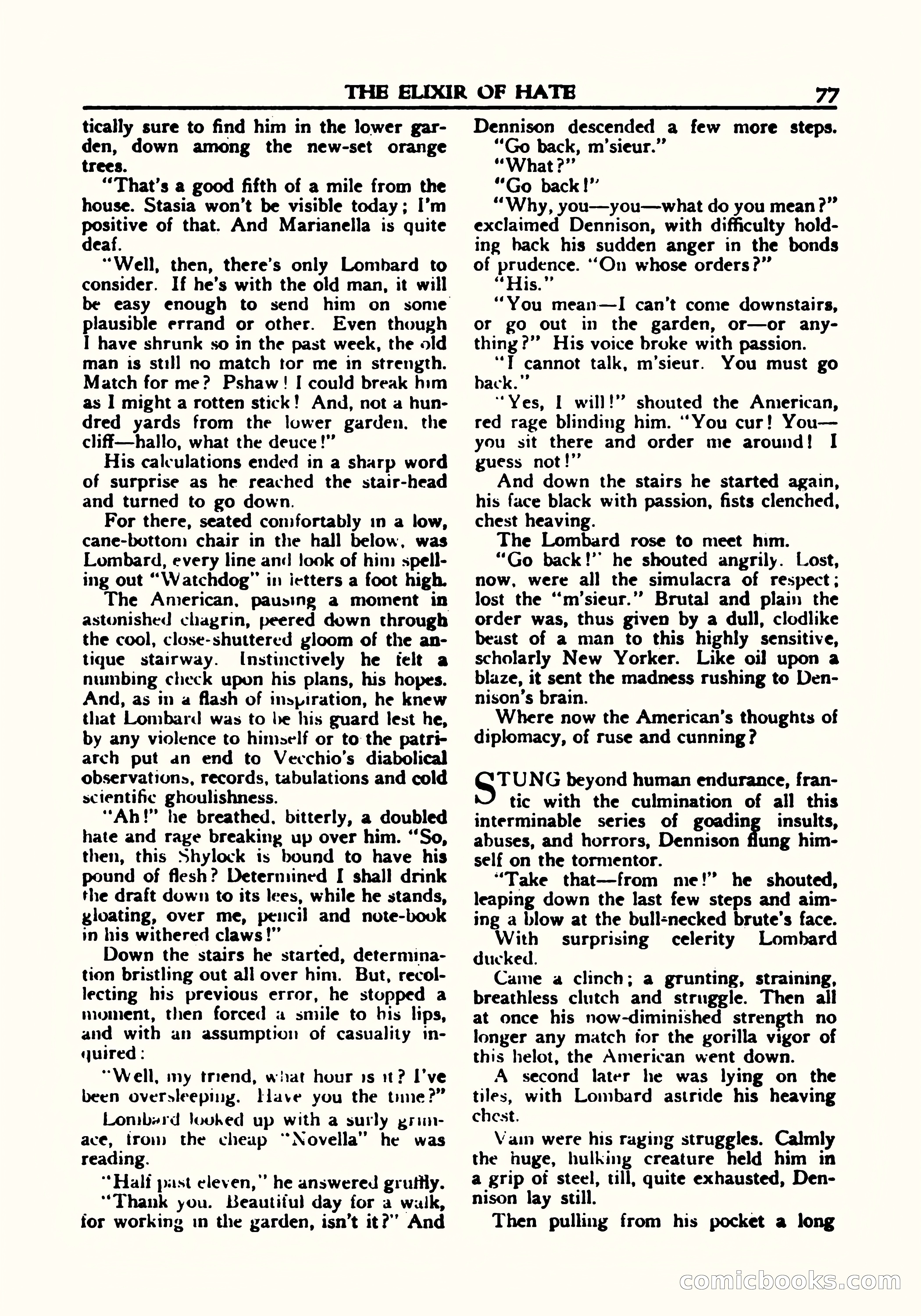 A. Merritt's Fantasy Magazine, October 1950 — page 78 of 135