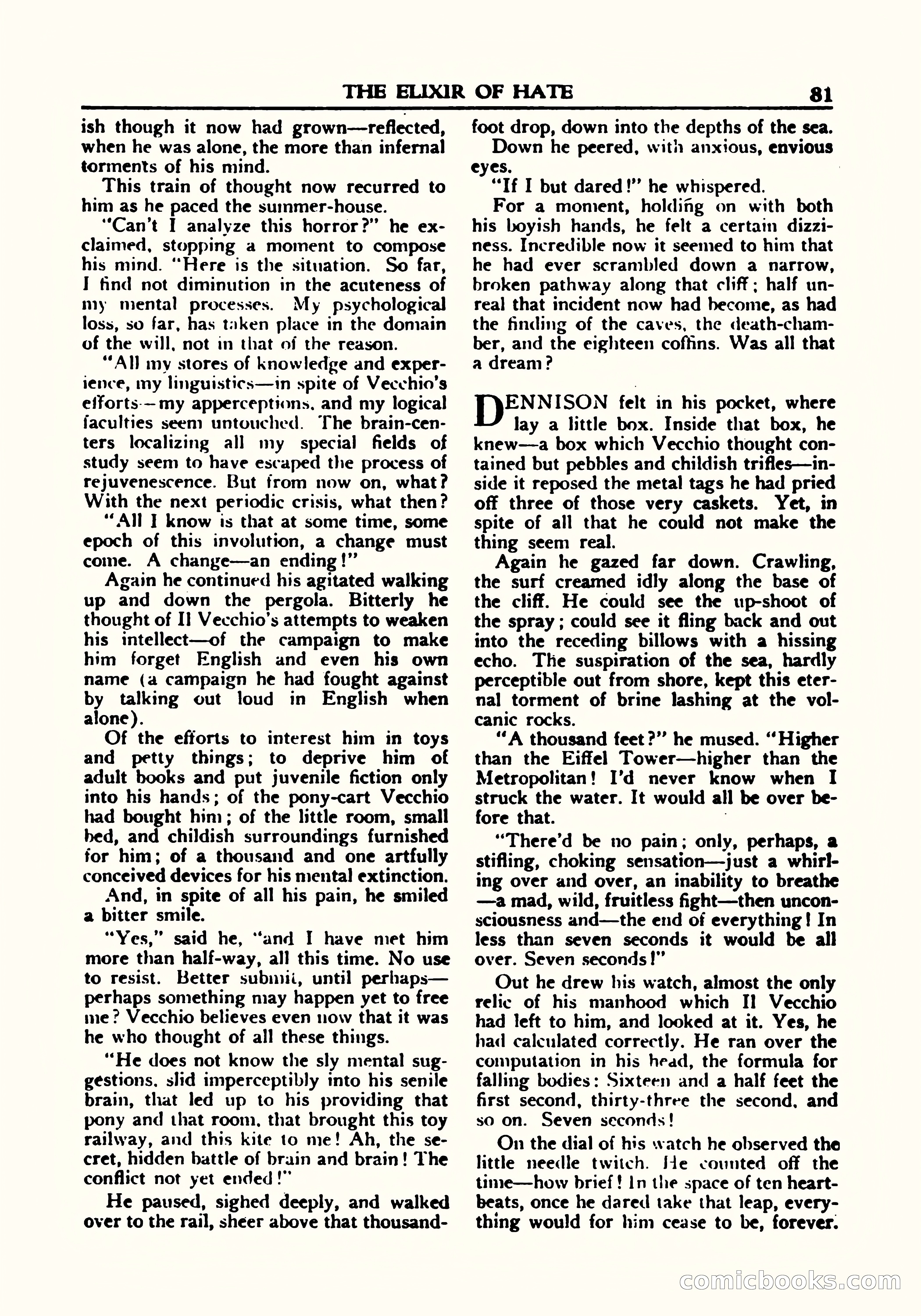 A. Merritt's Fantasy Magazine, October 1950 — page 82 of 135
