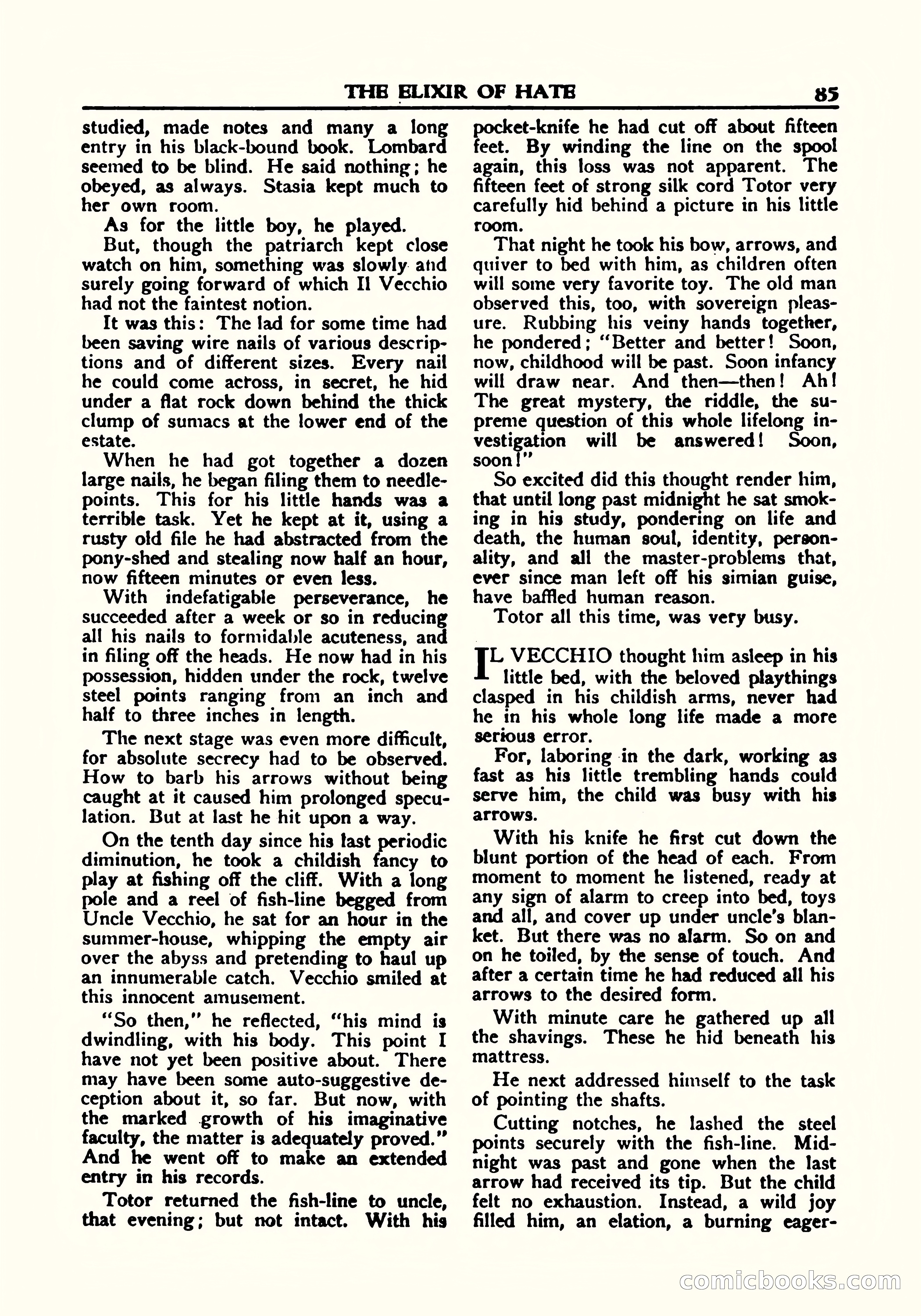 A. Merritt's Fantasy Magazine, October 1950 — page 86 of 135