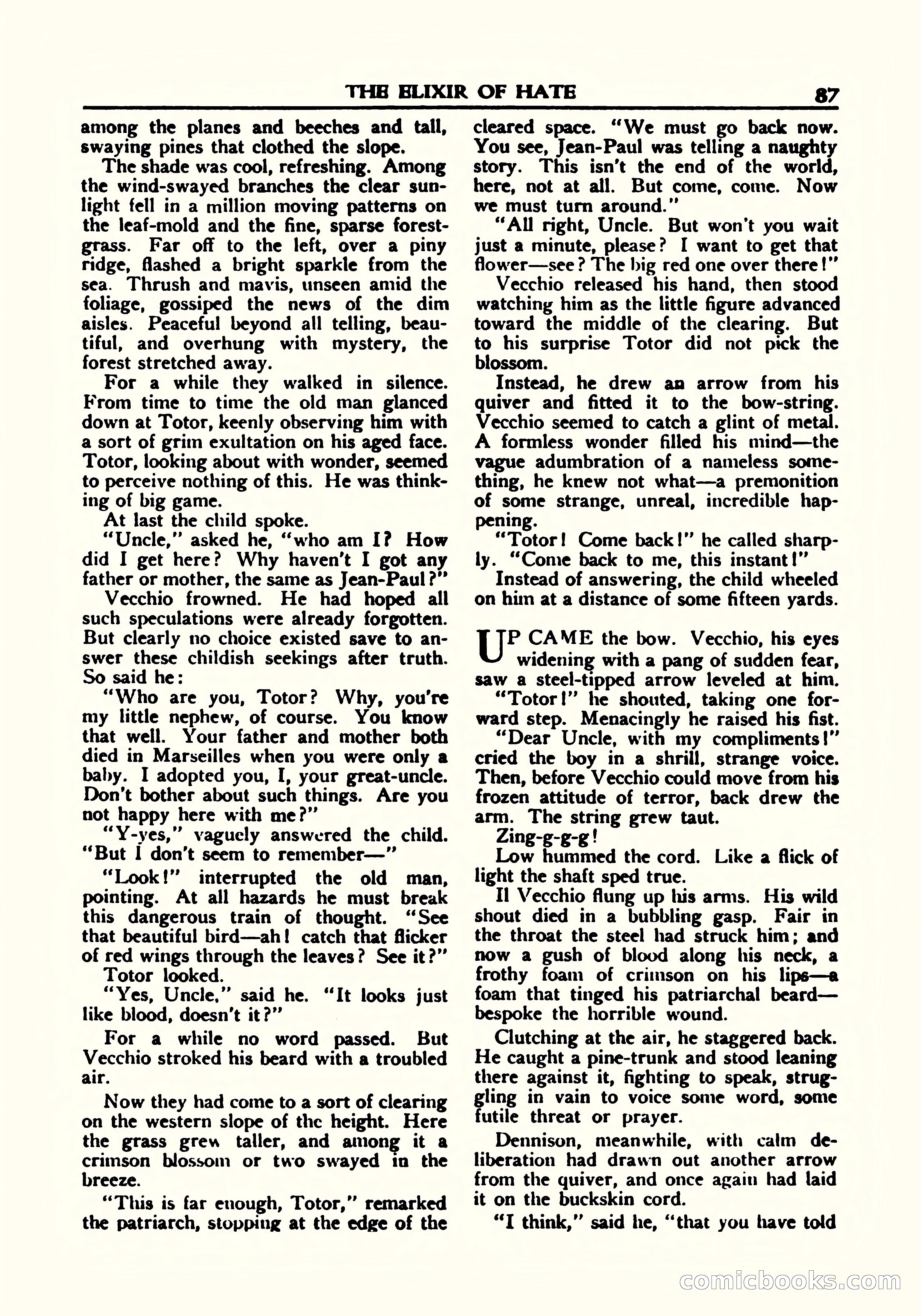 A. Merritt's Fantasy Magazine, October 1950 — page 88 of 135