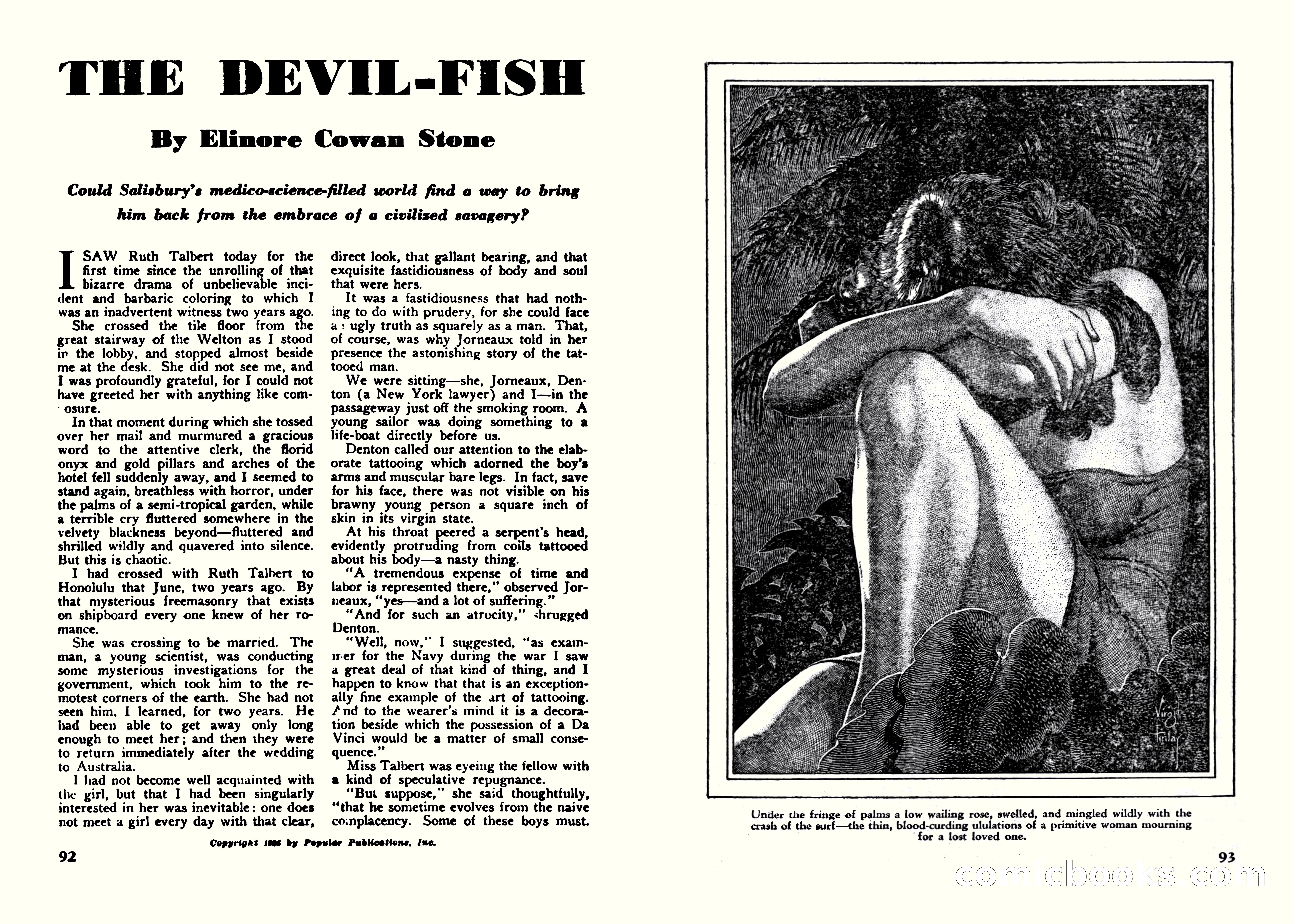A. Merritt's Fantasy Magazine, October 1950 — page 94 of 135