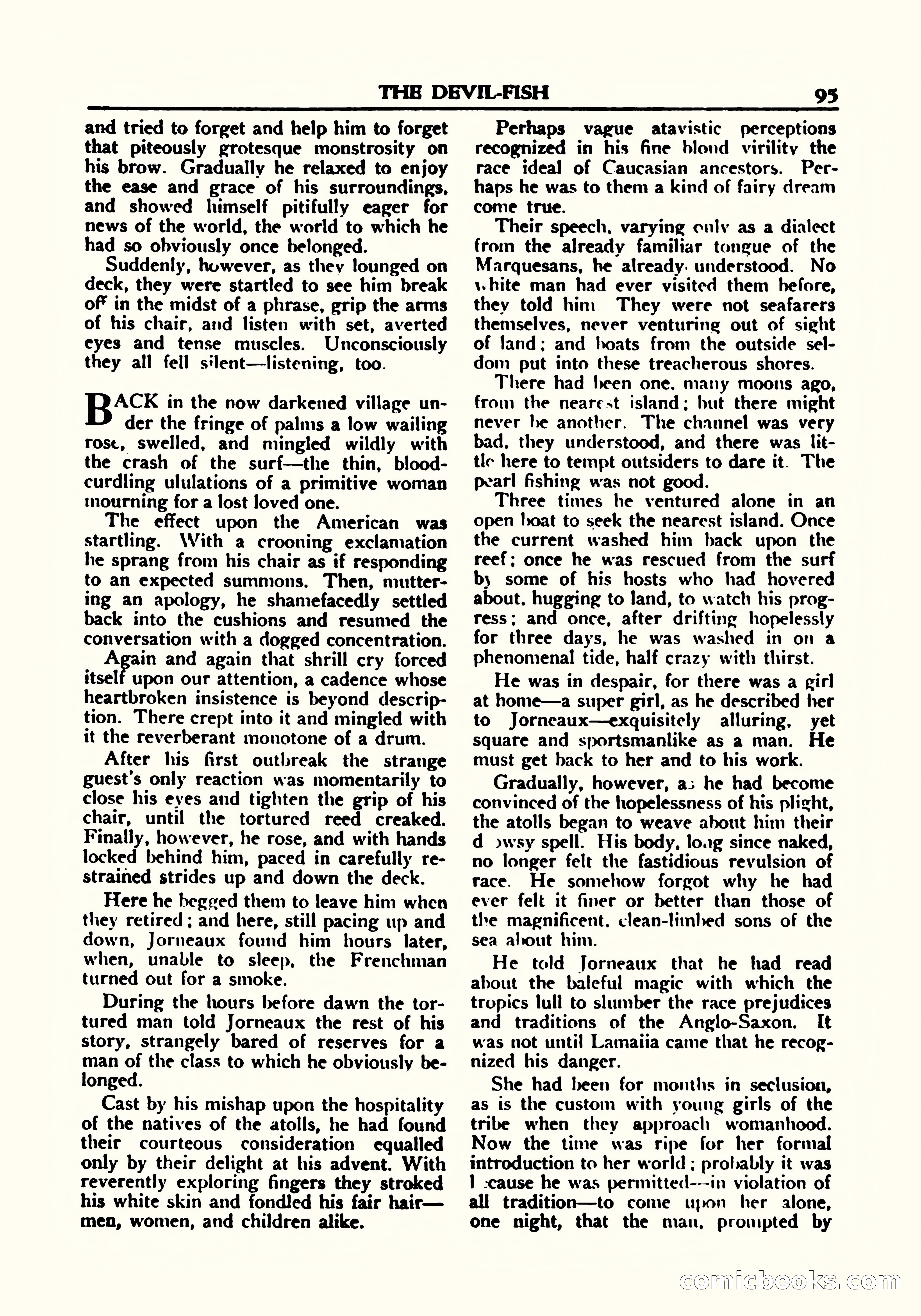 A. Merritt's Fantasy Magazine, October 1950 — page 97 of 135