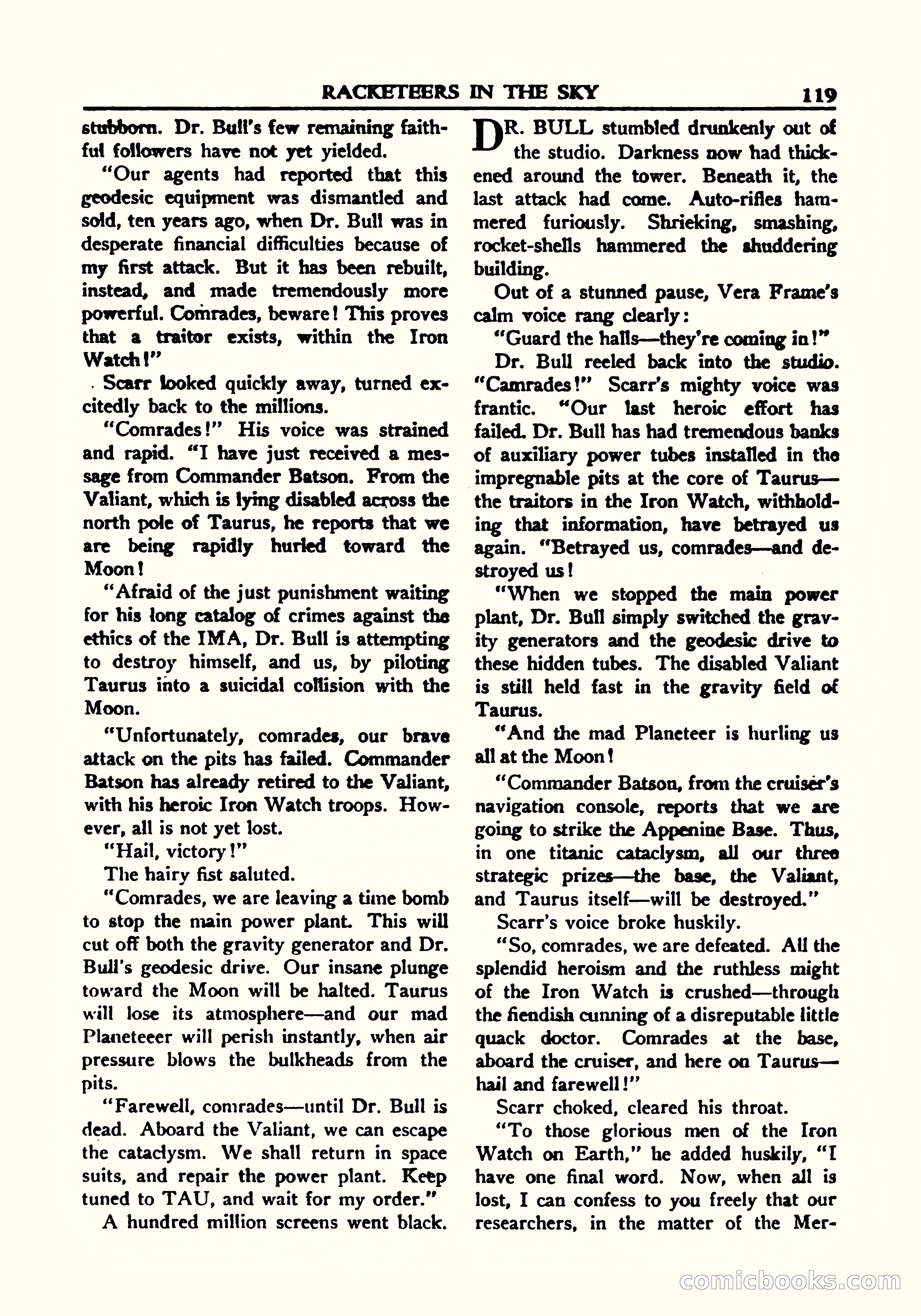 A. Merritt's Fantasy Magazine, October 1950 — page 122 of 135
