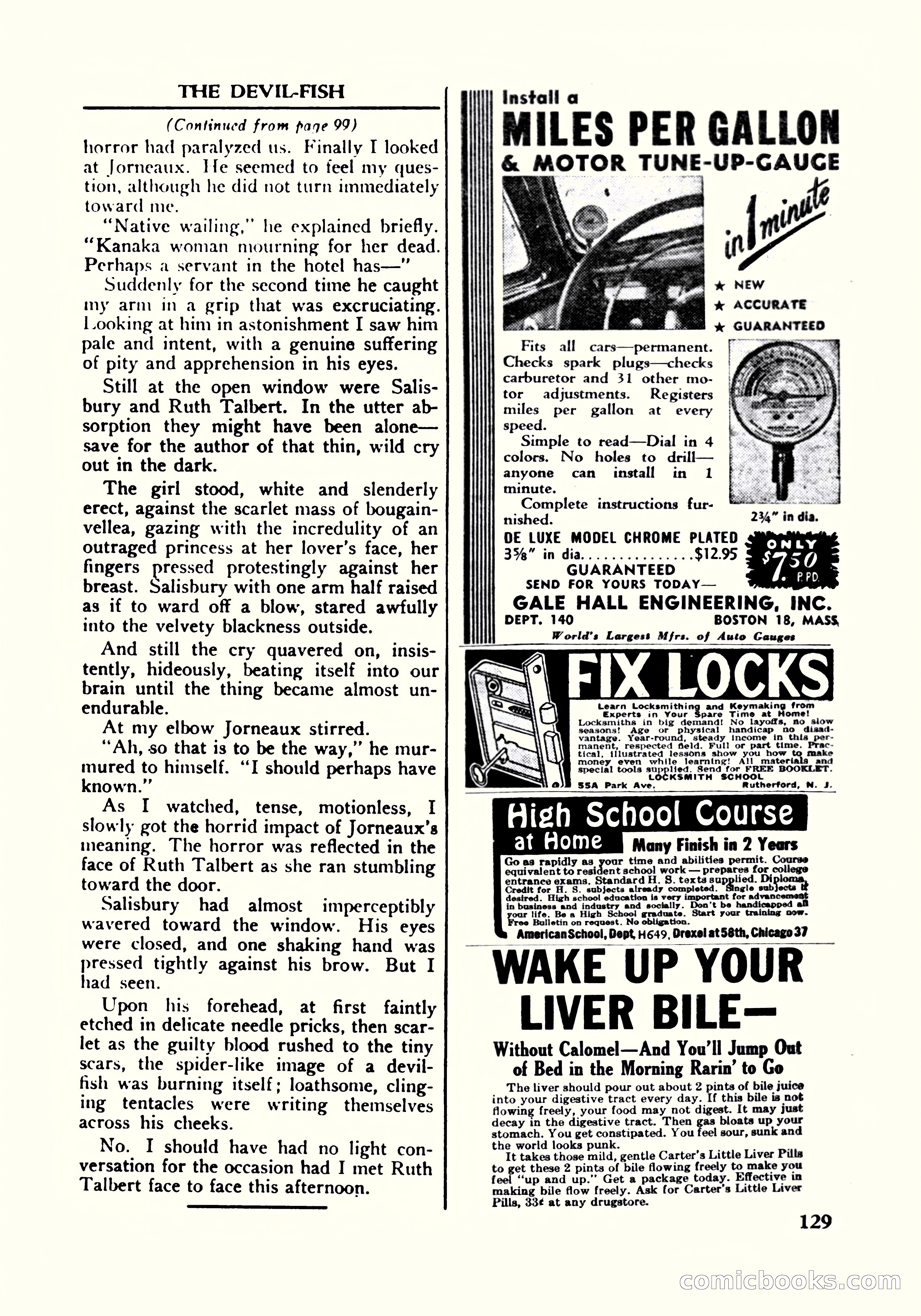 A. Merritt's Fantasy Magazine, October 1950 — page 132 of 135