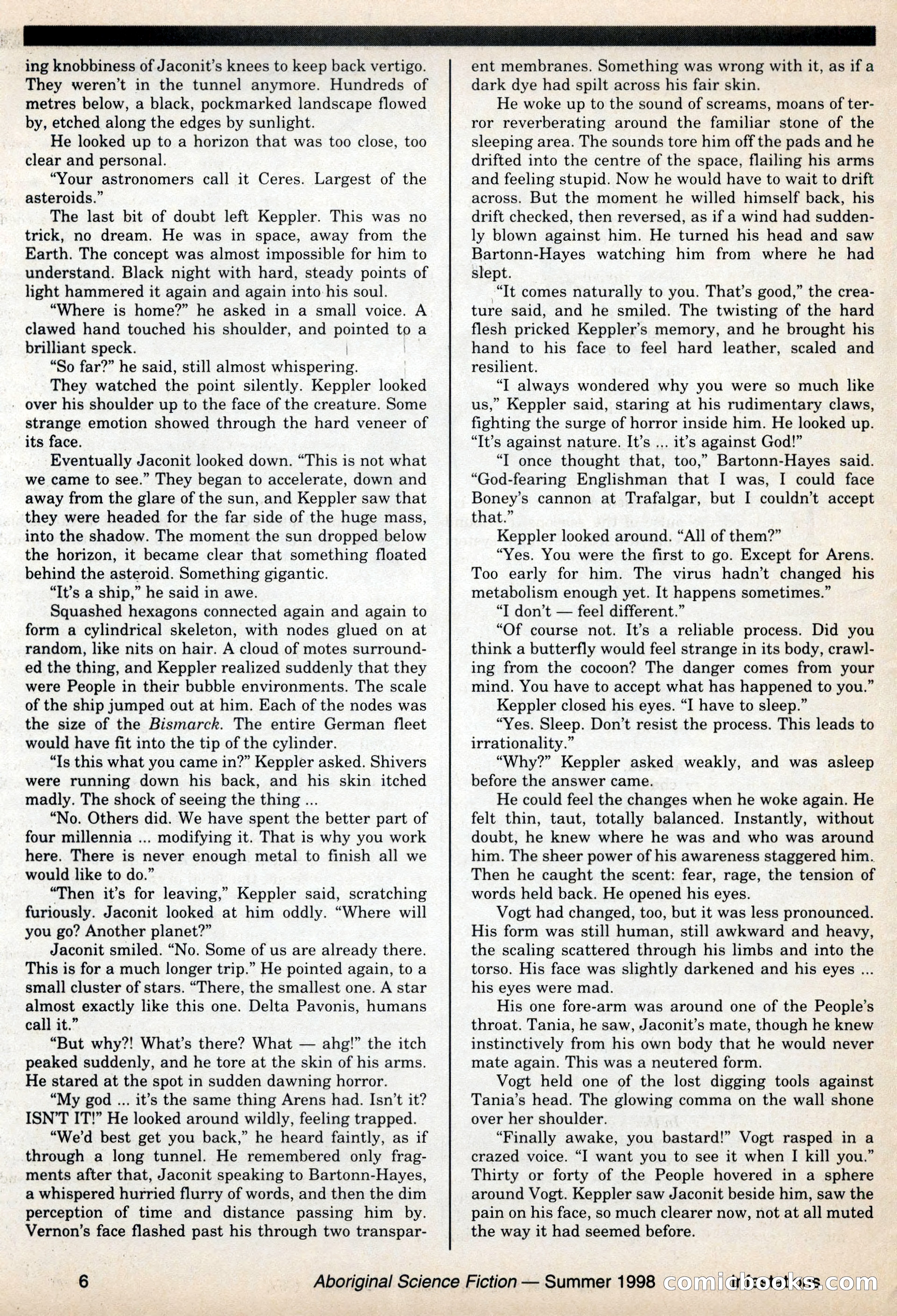 Aboriginal Science Fiction, Issues 57–58 — page 6 of 68