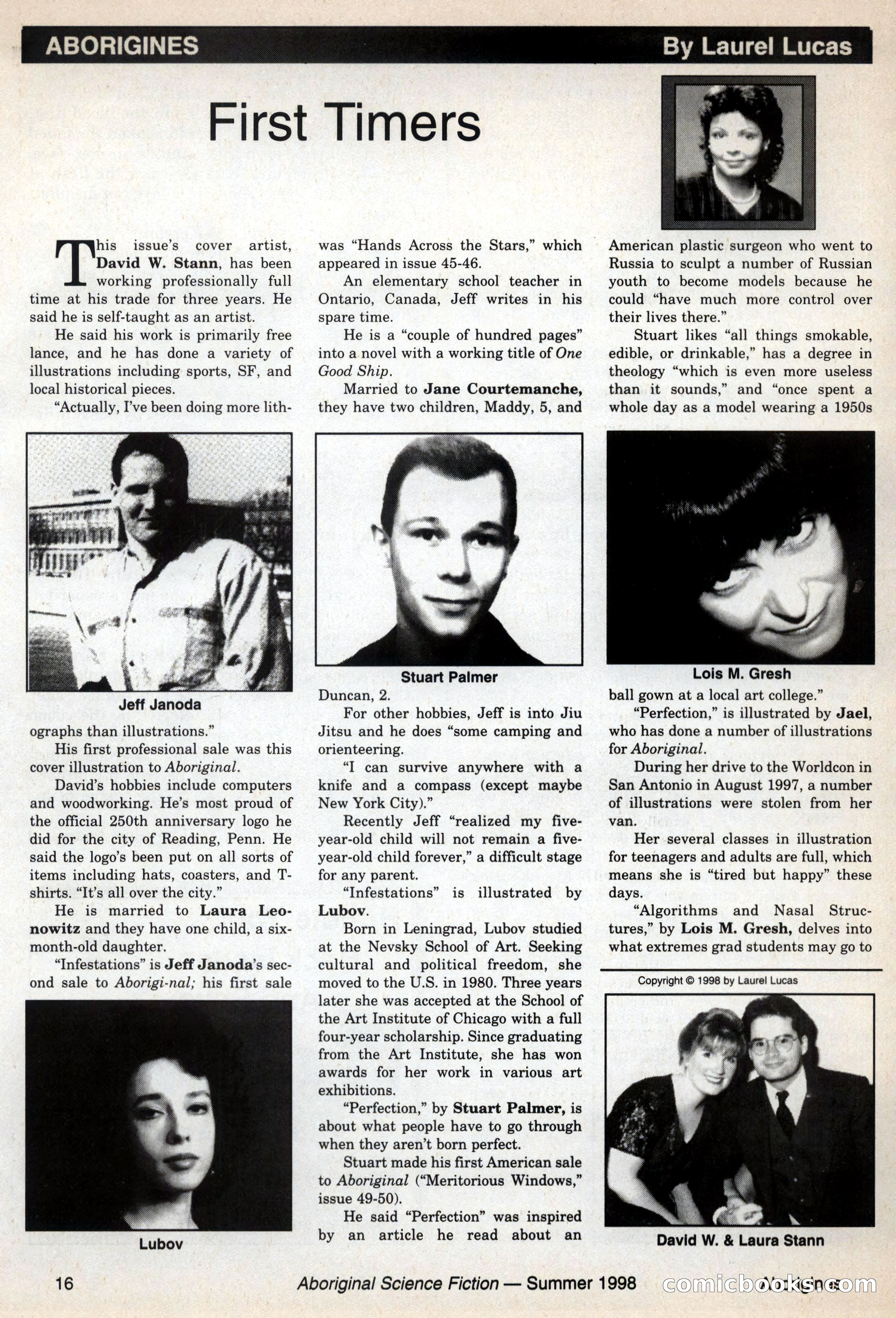 Aboriginal Science Fiction, Issues 57–58 — page 16 of 68