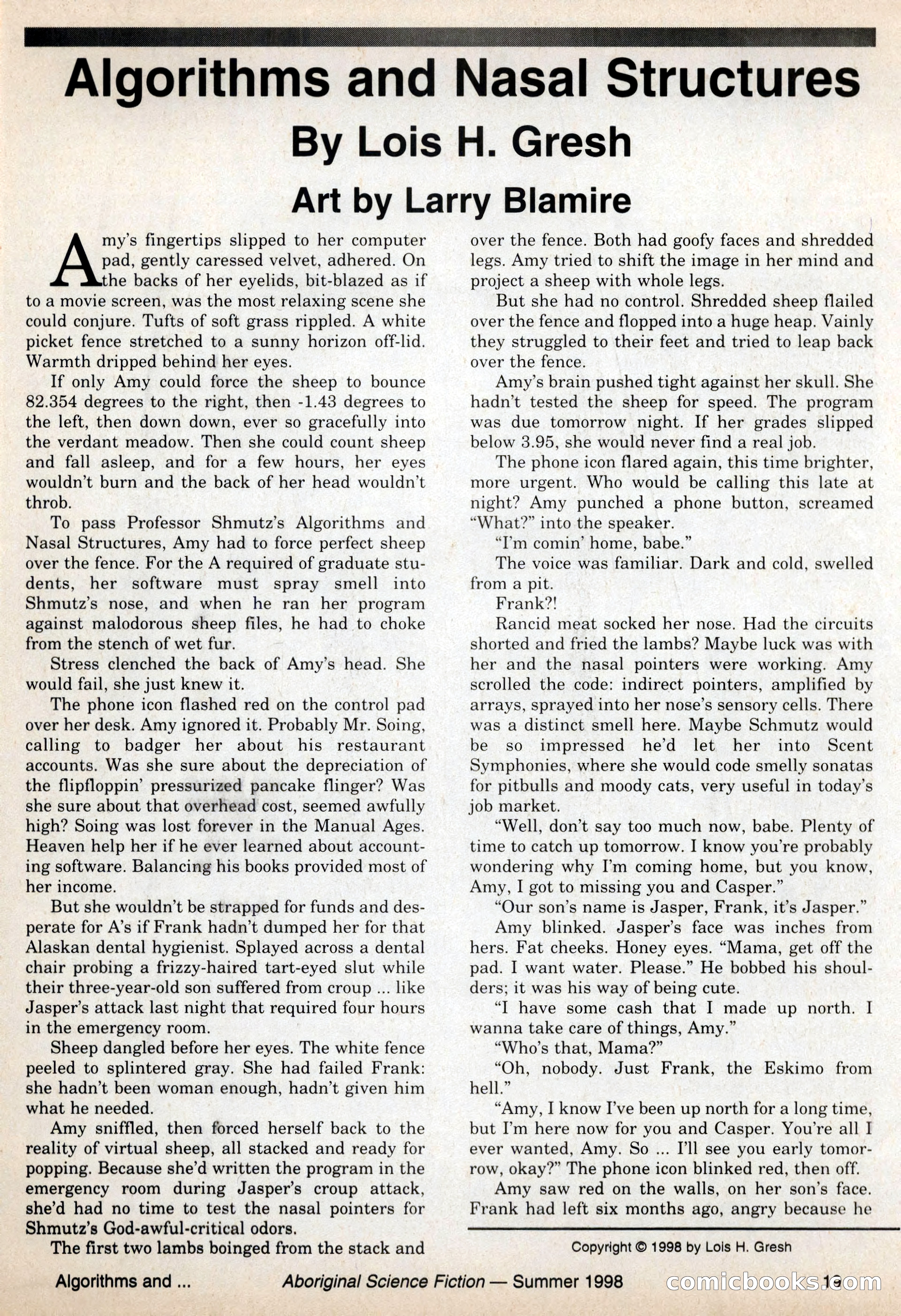 Aboriginal Science Fiction, Issues 57–58 — page 19 of 68