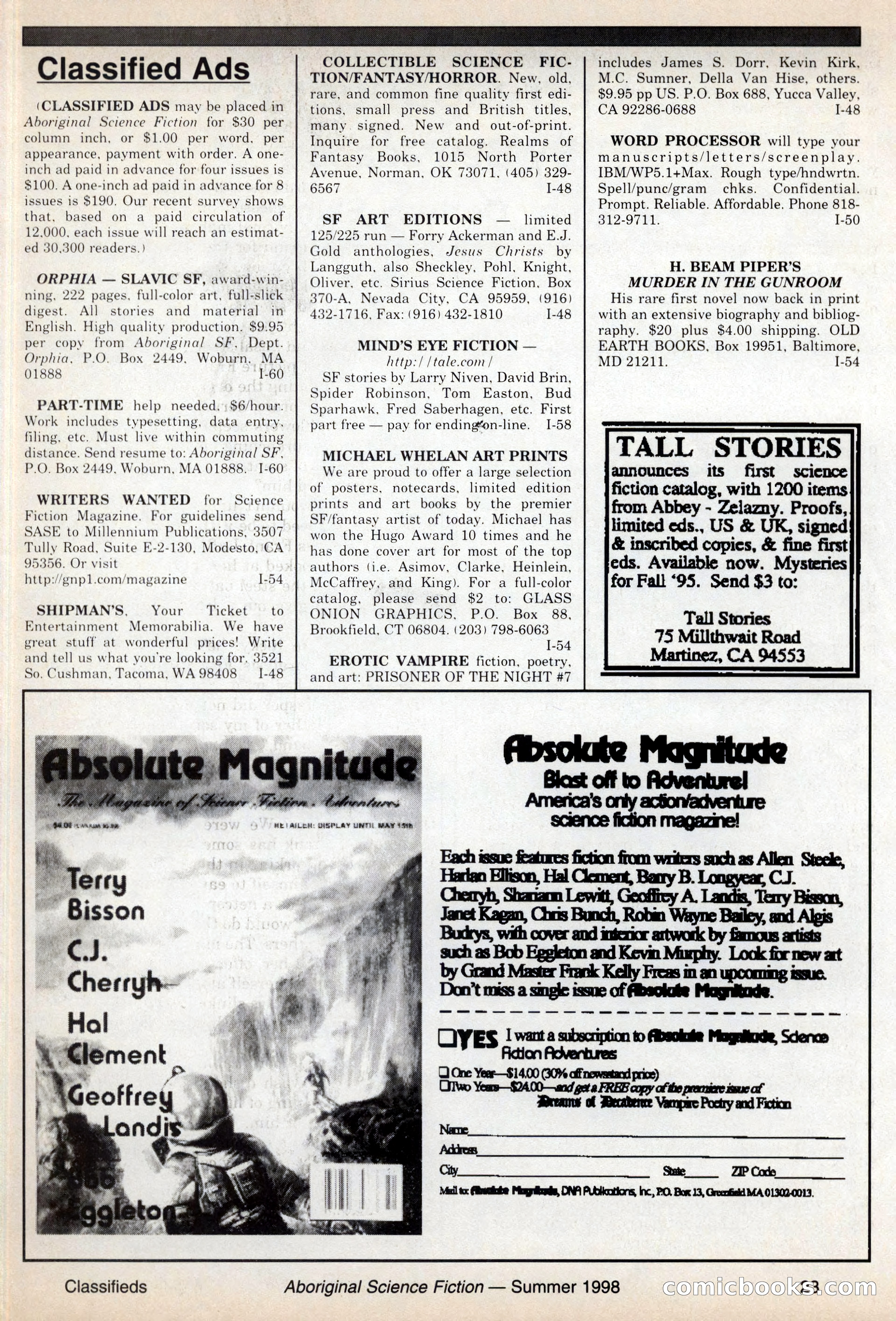 Aboriginal Science Fiction, Issues 57–58 — page 23 of 68