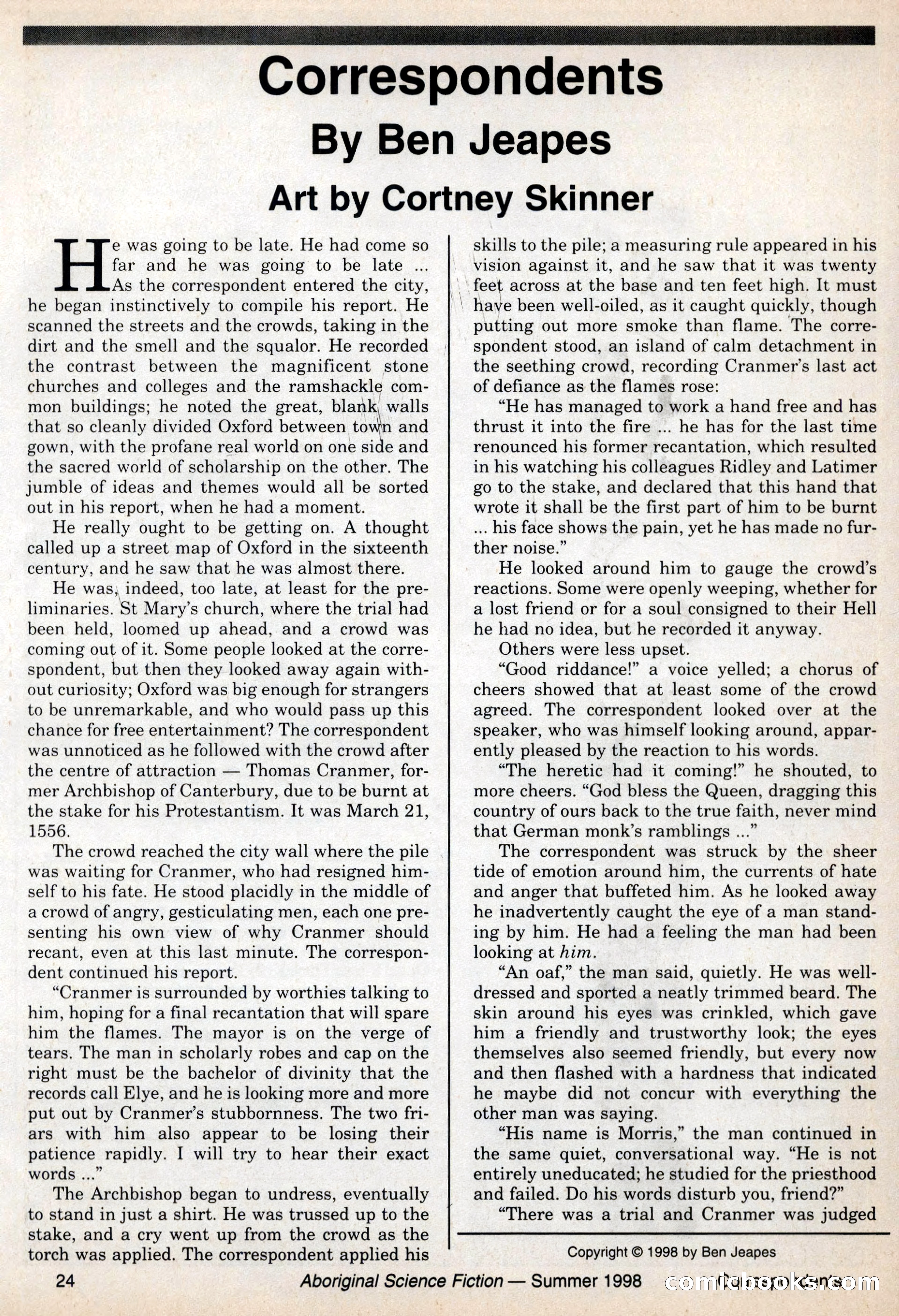 Aboriginal Science Fiction, Issues 57–58 — page 24 of 68