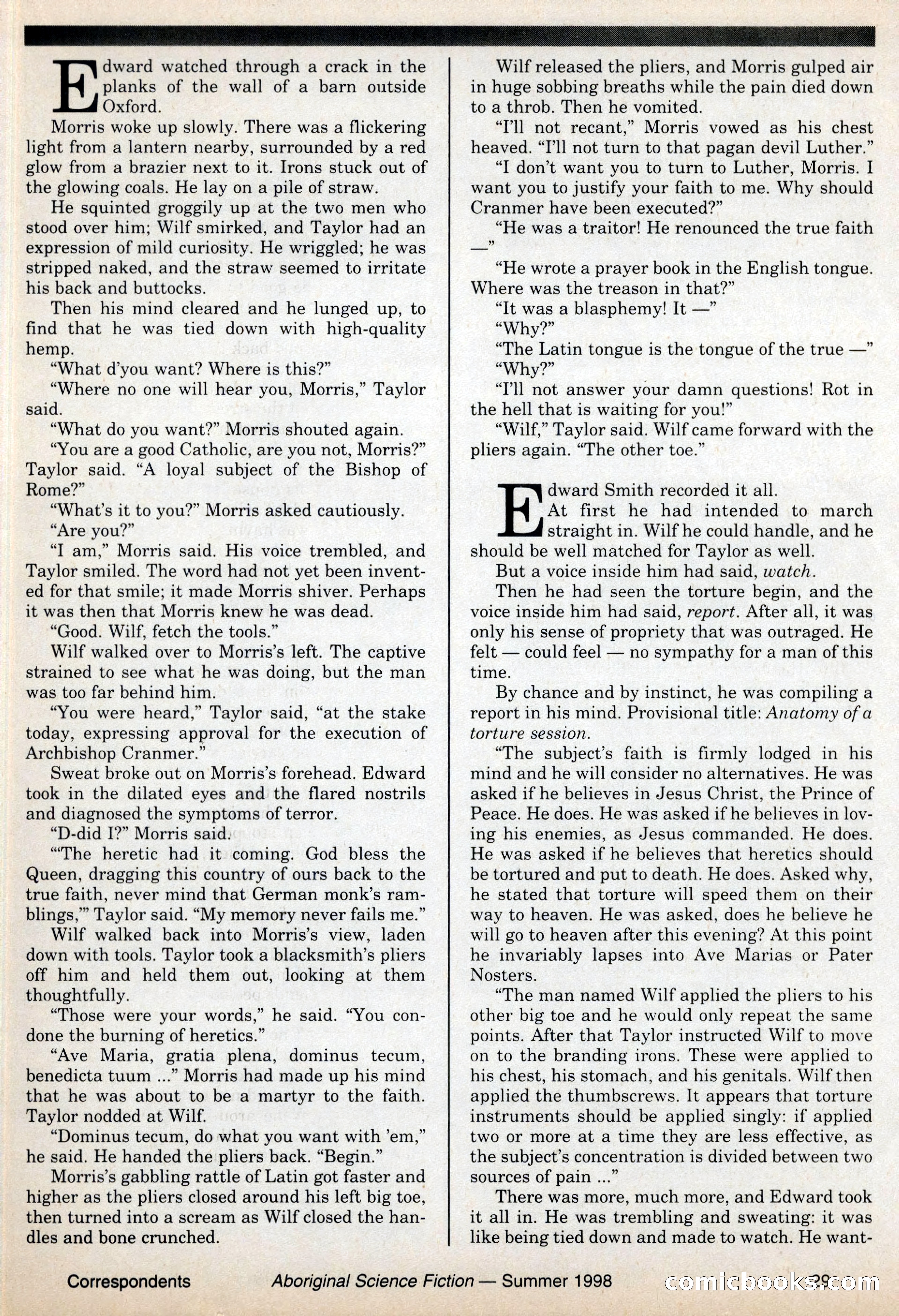 Aboriginal Science Fiction, Issues 57–58 — page 29 of 68