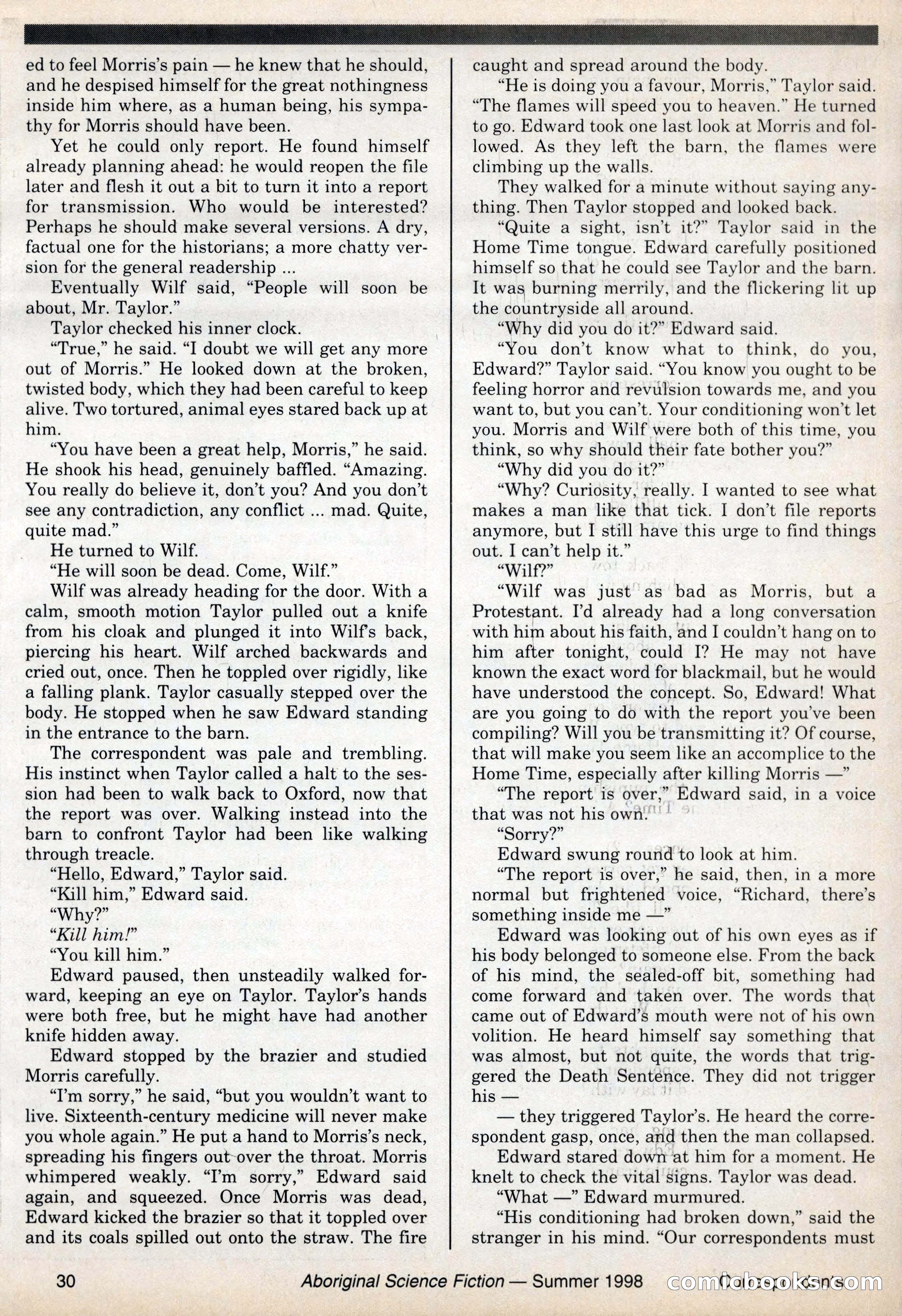 Aboriginal Science Fiction, Issues 57–58 — page 30 of 68