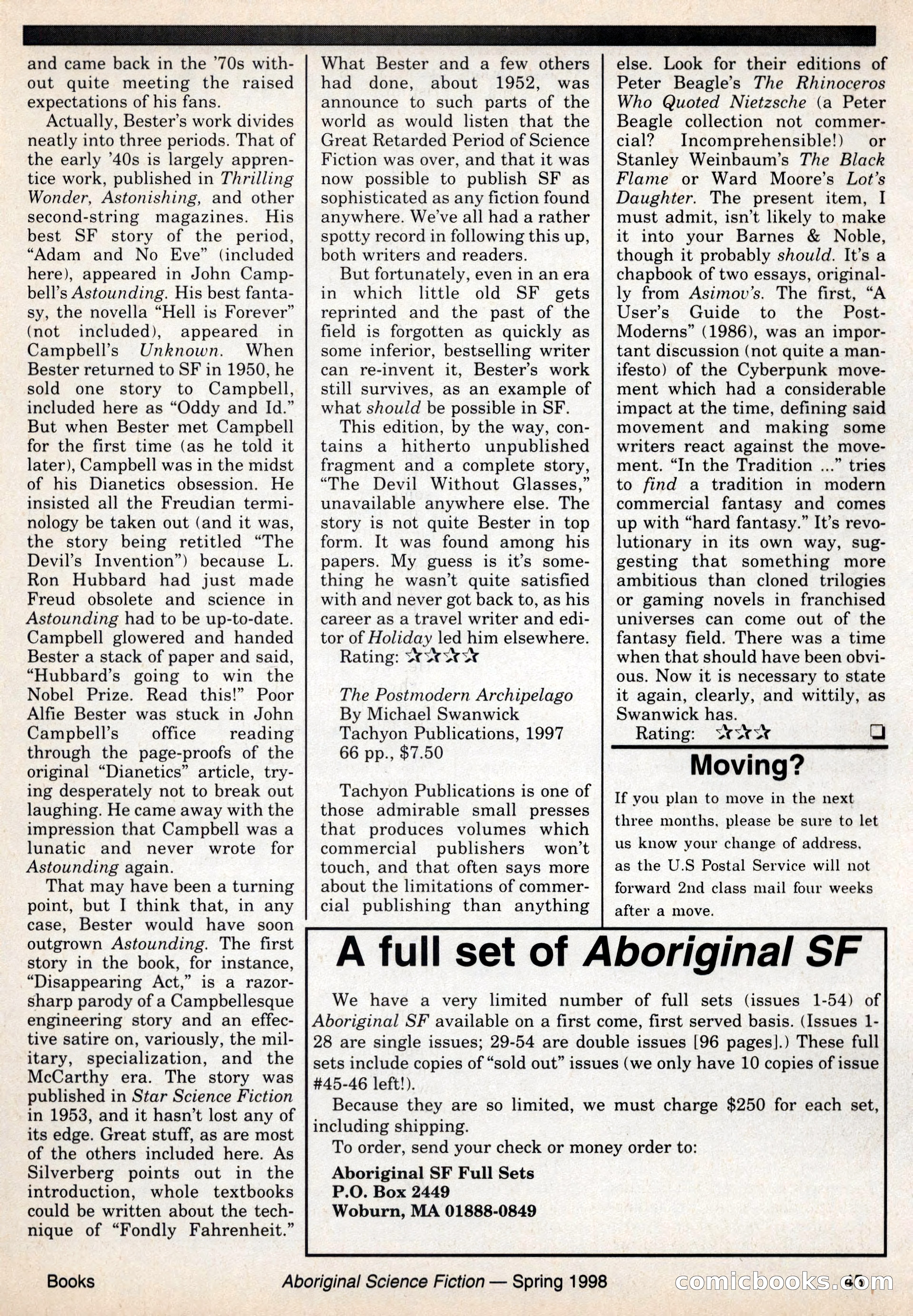 Aboriginal Science Fiction, Issues 57–58 — page 45 of 68